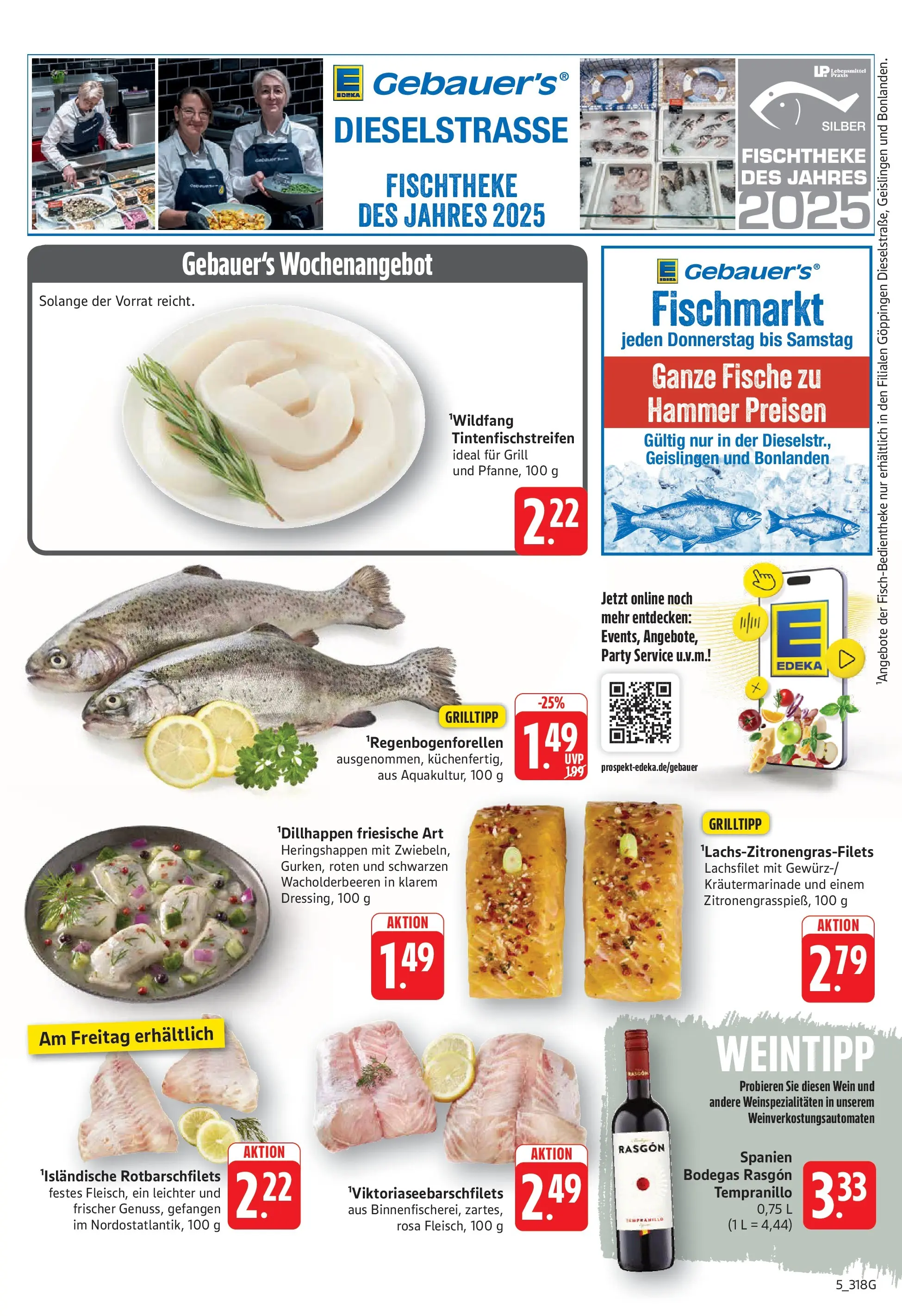 E center Prospekt Göppingen (ab 13.07.2026) zum Blättern | Seite: 5 | Produkte: Grill, Wein