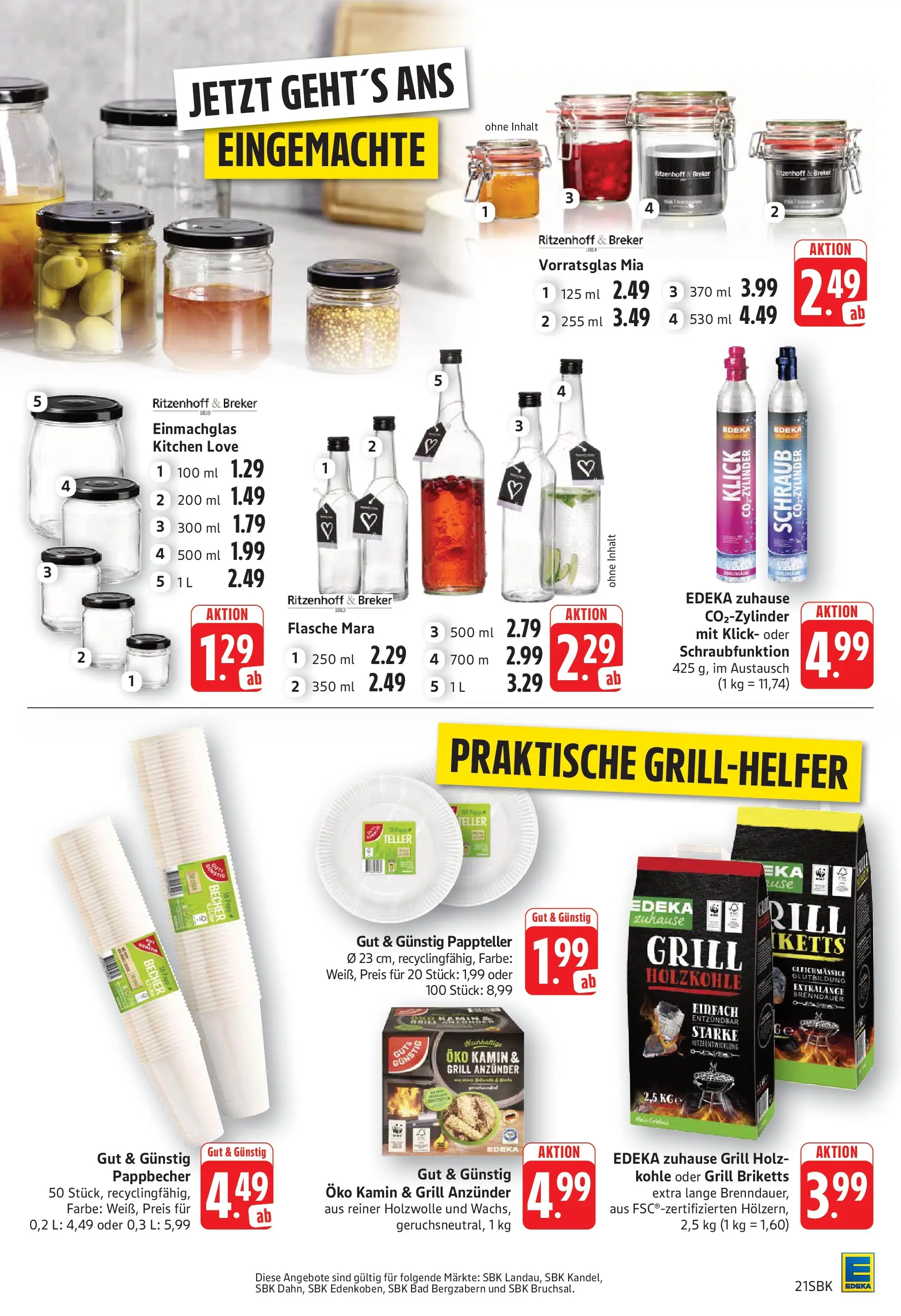 Edeka Prospekt Bruchsal (ab 13.07.2026) » Angebote Online | Seite: 21 | Produkte: Grill, Kamin, Bad