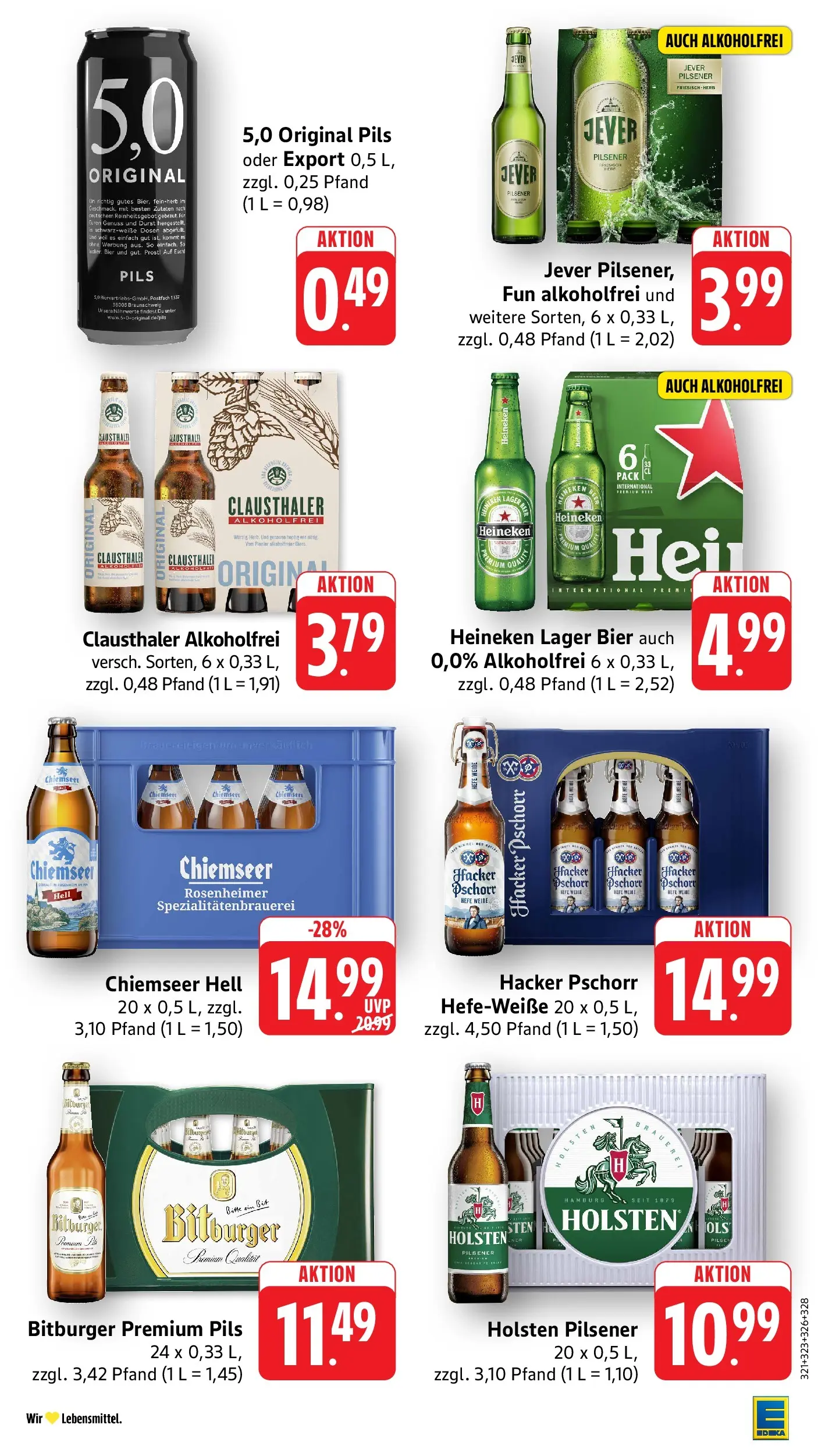 Edeka prospekt Eppstein (ab 13.07.2026) » Angebote Online | Seite: 33 | Produkte: Bier, Pils, Holsten, Heineken