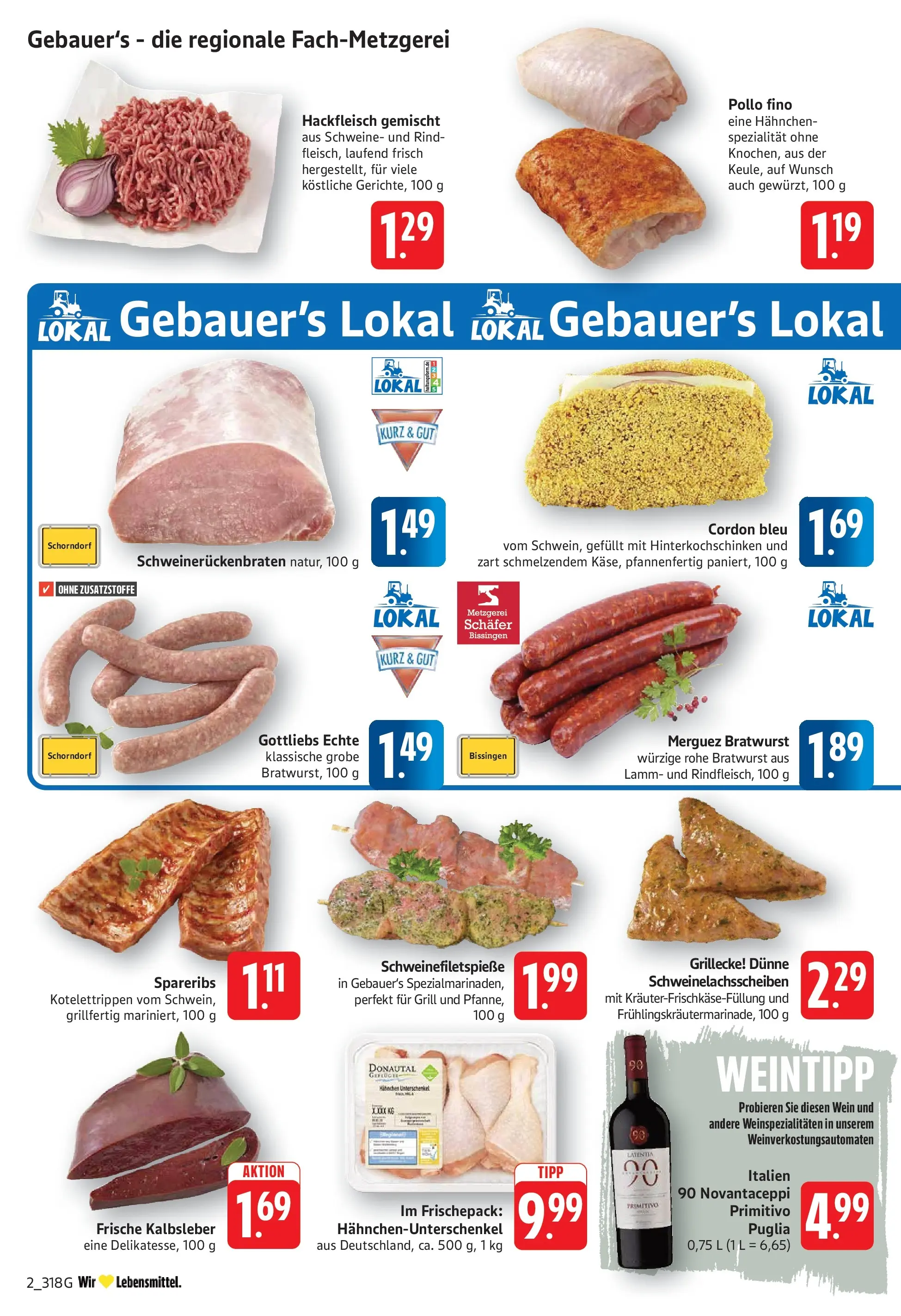 E center Prospekt Eislingen (ab 13.07.2026) zum Blättern | Seite: 2 | Produkte: Grill, Bratwurst, Wein, Hackfleisch