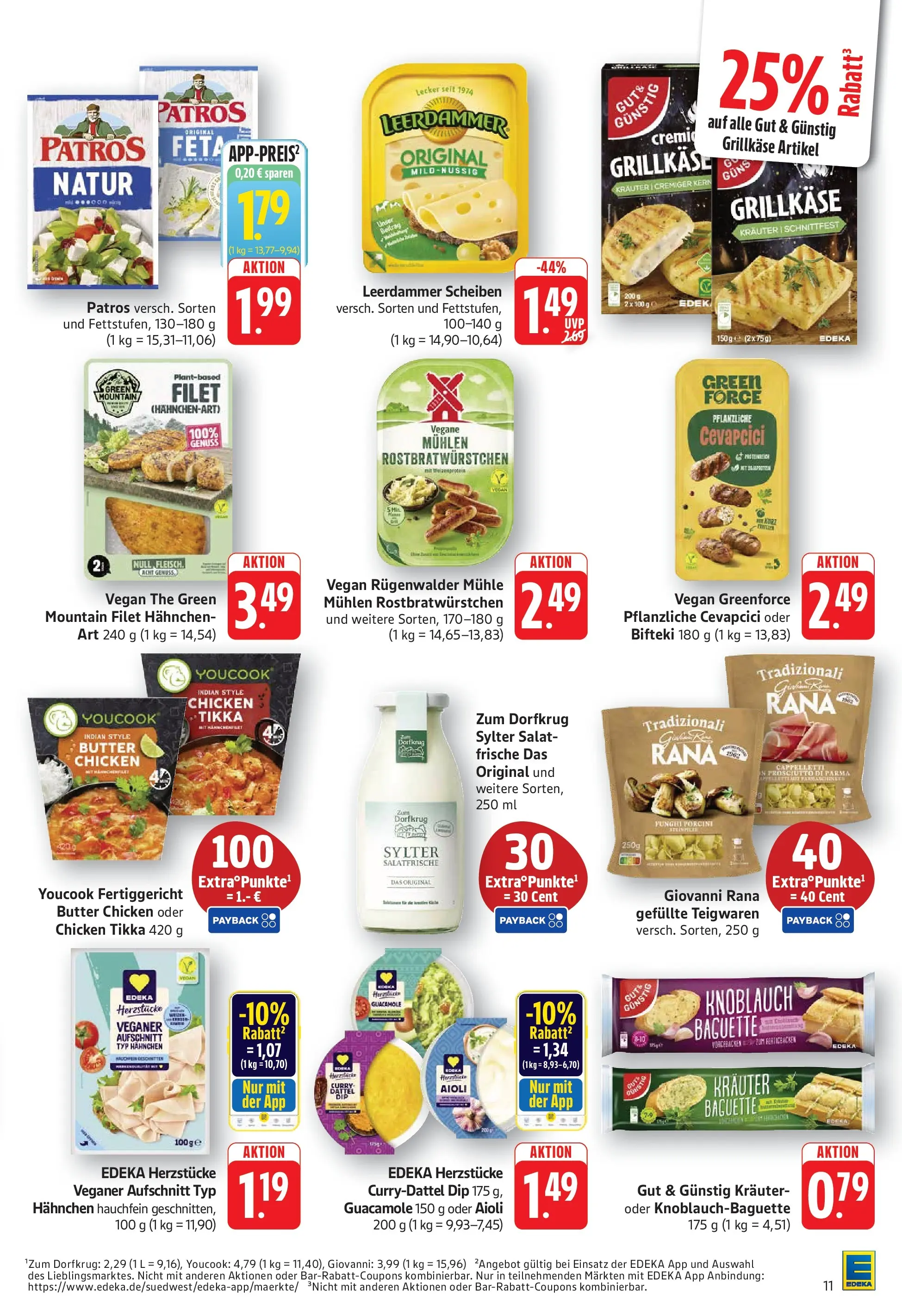 E center Prospekt Eislingen (ab 13.07.2026) zum Blättern | Seite: 11 | Produkte: Mühle, Butter, Dattel, Salat