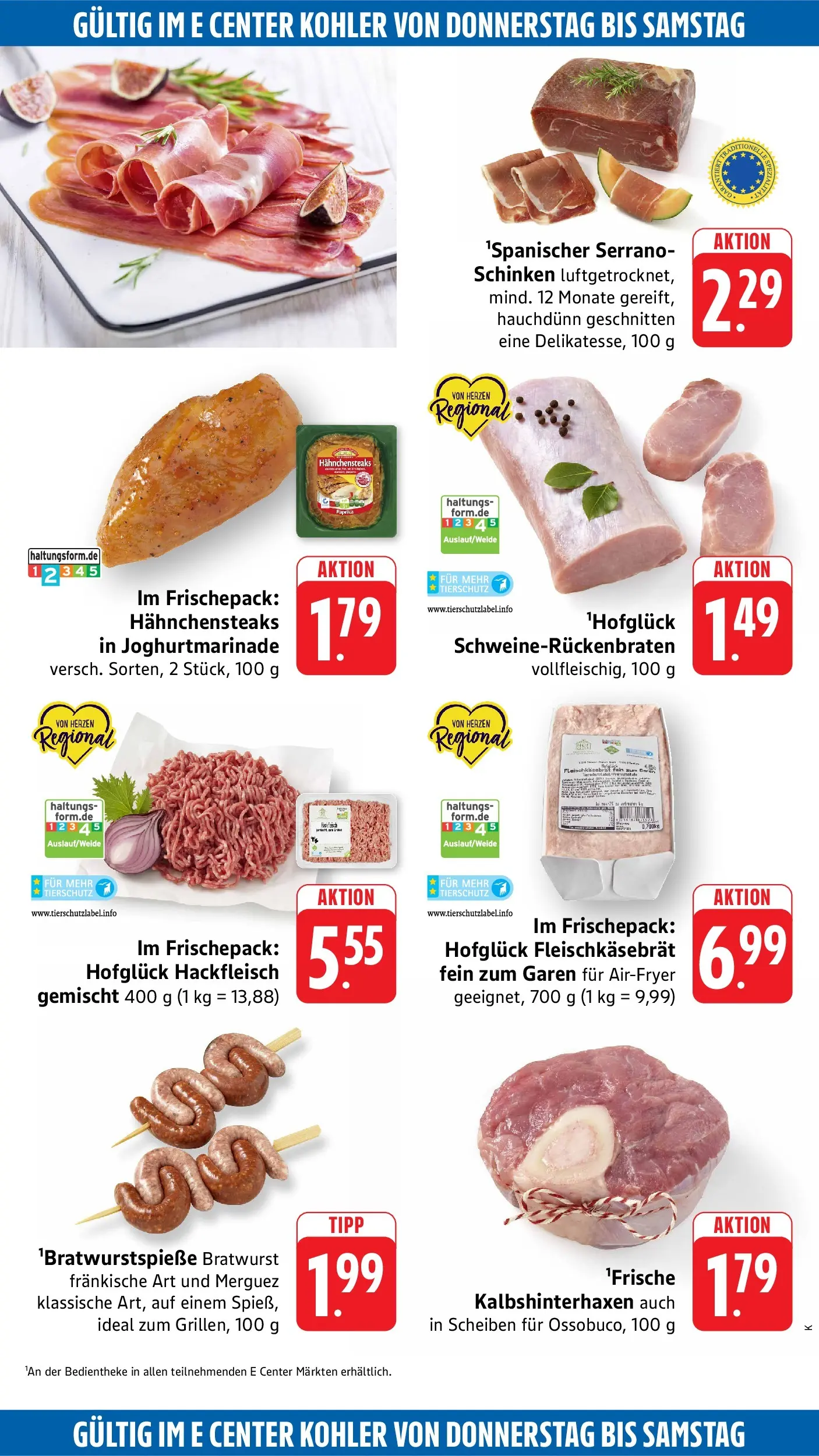 Edeka Prospekt Lahr (ab 13.07.2026) » Angebote Online | Seite: 48 | Produkte: Bratwurst, Paprika, Schinken, Hackfleisch