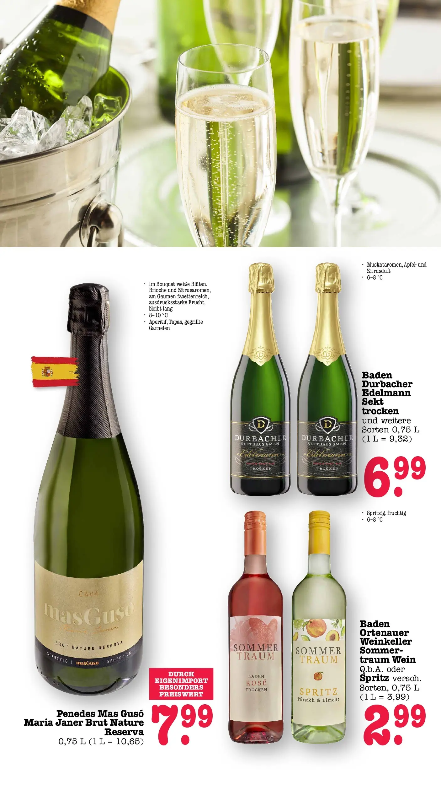 E center Prospekt Achern (ab 13.07.2026) zum Blättern | Seite: 54 | Produkte: Sekt, Garnelen, Pfirsich, Wein E center Prospekt Achern (ab 13.07.2026) zum Blättern | Seite: 54 | Produkte: Sekt, Garnelen, Pfirsich, Wein