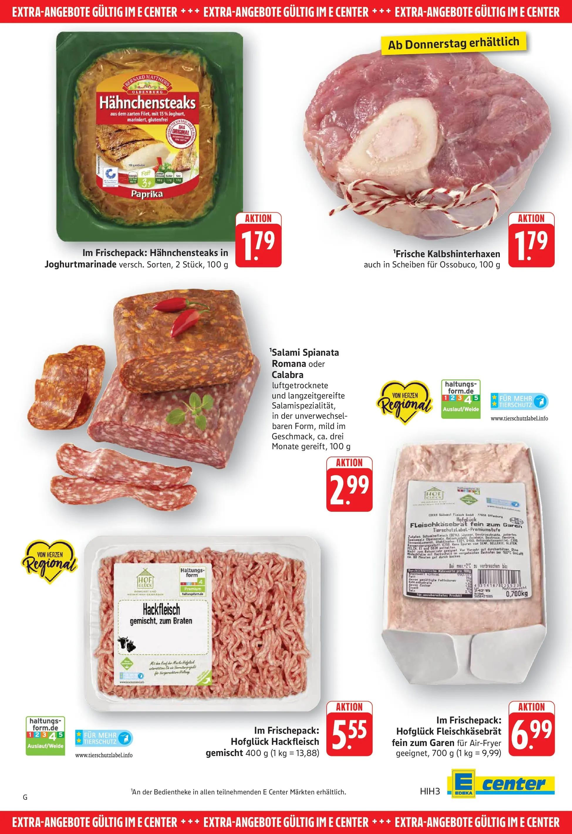 E center Prospekt Göppingen (ab 13.07.2026) zum Blättern | Seite: 27 | Produkte: Paprika, Hackfleisch