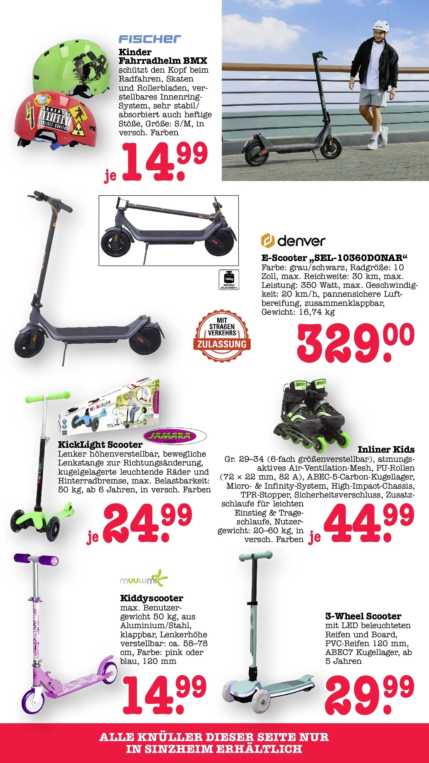 E center Prospekt Achern (ab 13.07.2026) zum Blättern | Seite: 70 | Produkte: Gewicht, Scooter, Fahrradhelm E center Prospekt Achern (ab 13.07.2026) zum Blättern | Seite: 70 | Produkte: Gewicht, Scooter, Fahrradhelm