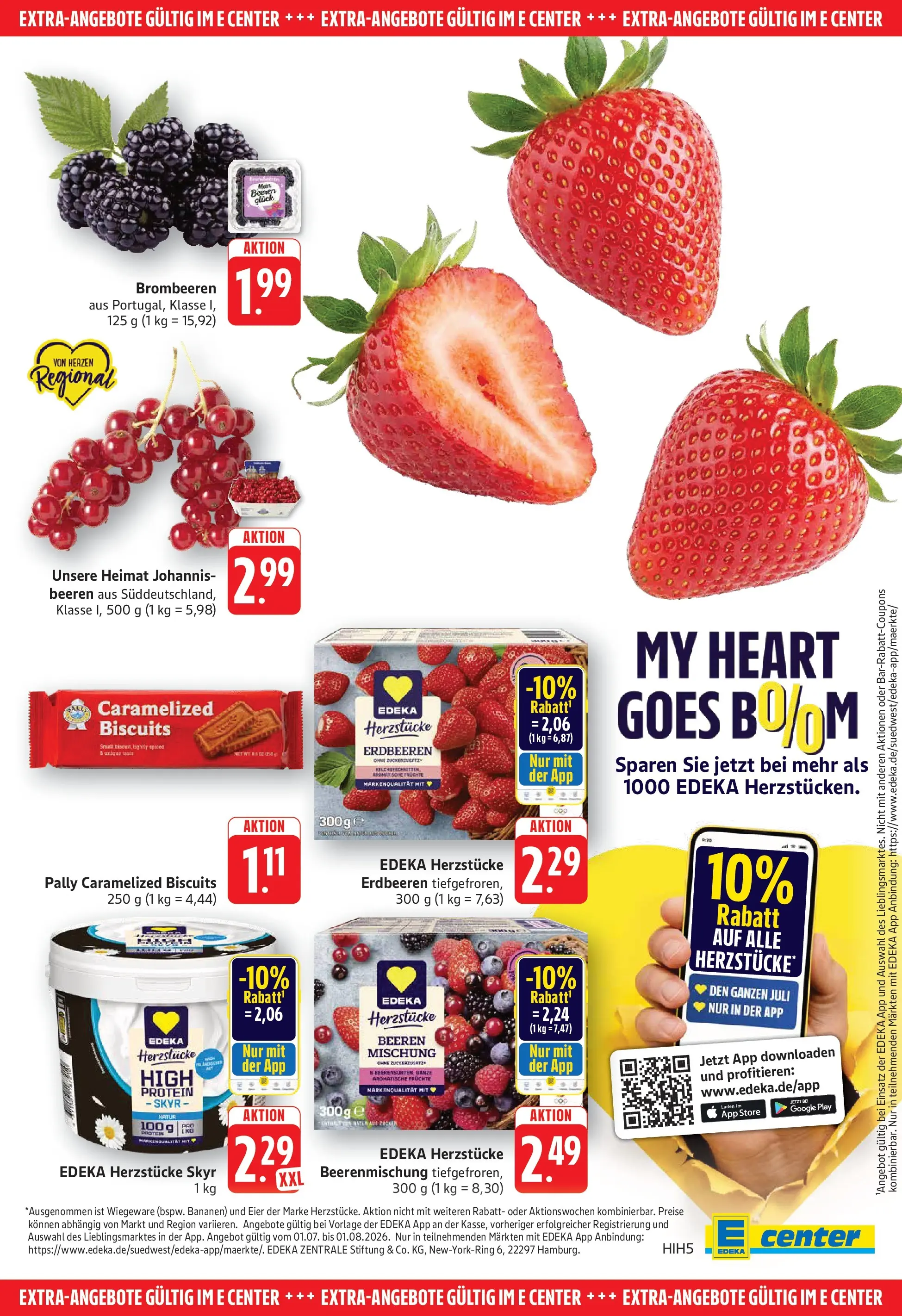 E center Prospekt Göppingen (ab 13.07.2026) zum Blättern | Seite: 29 | Produkte: Eier, Bananen, Skyr, Erdbeeren