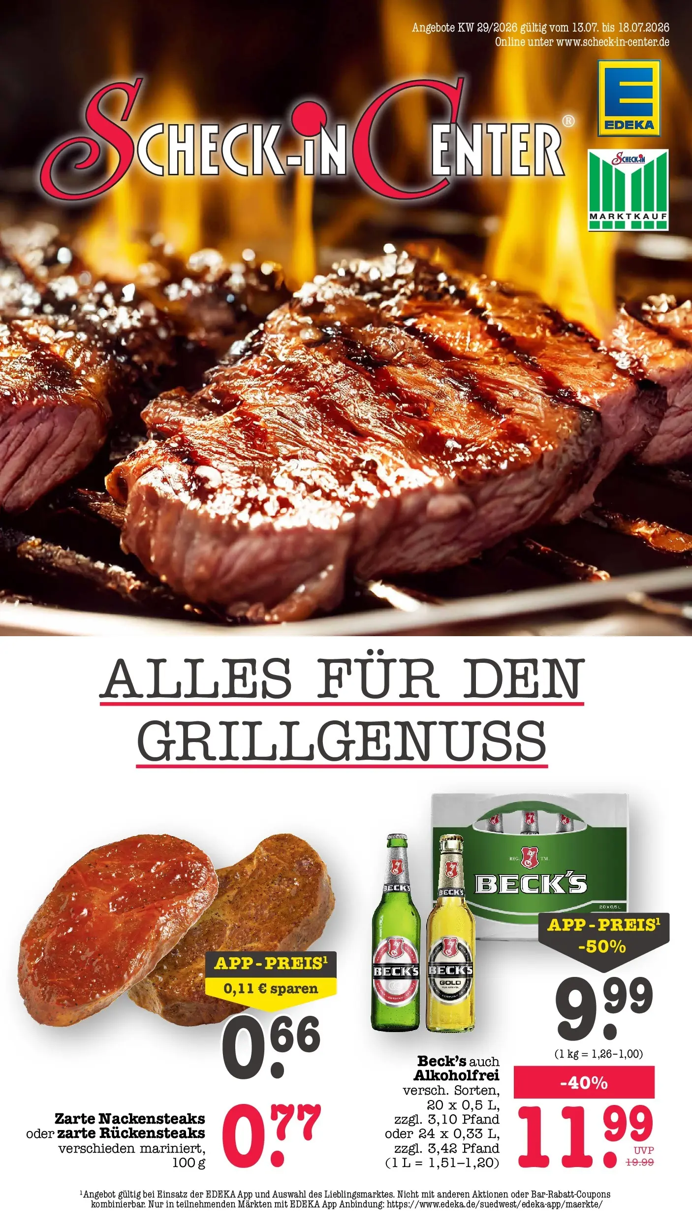 E center Prospekt Heidelberg (ab 13.07.2026) zum Blättern | Seite: 1 | Produkte: Nackensteaks E center Prospekt Heidelberg (ab 13.07.2026) zum Blättern | Seite: 1 | Produkte: Nackensteaks