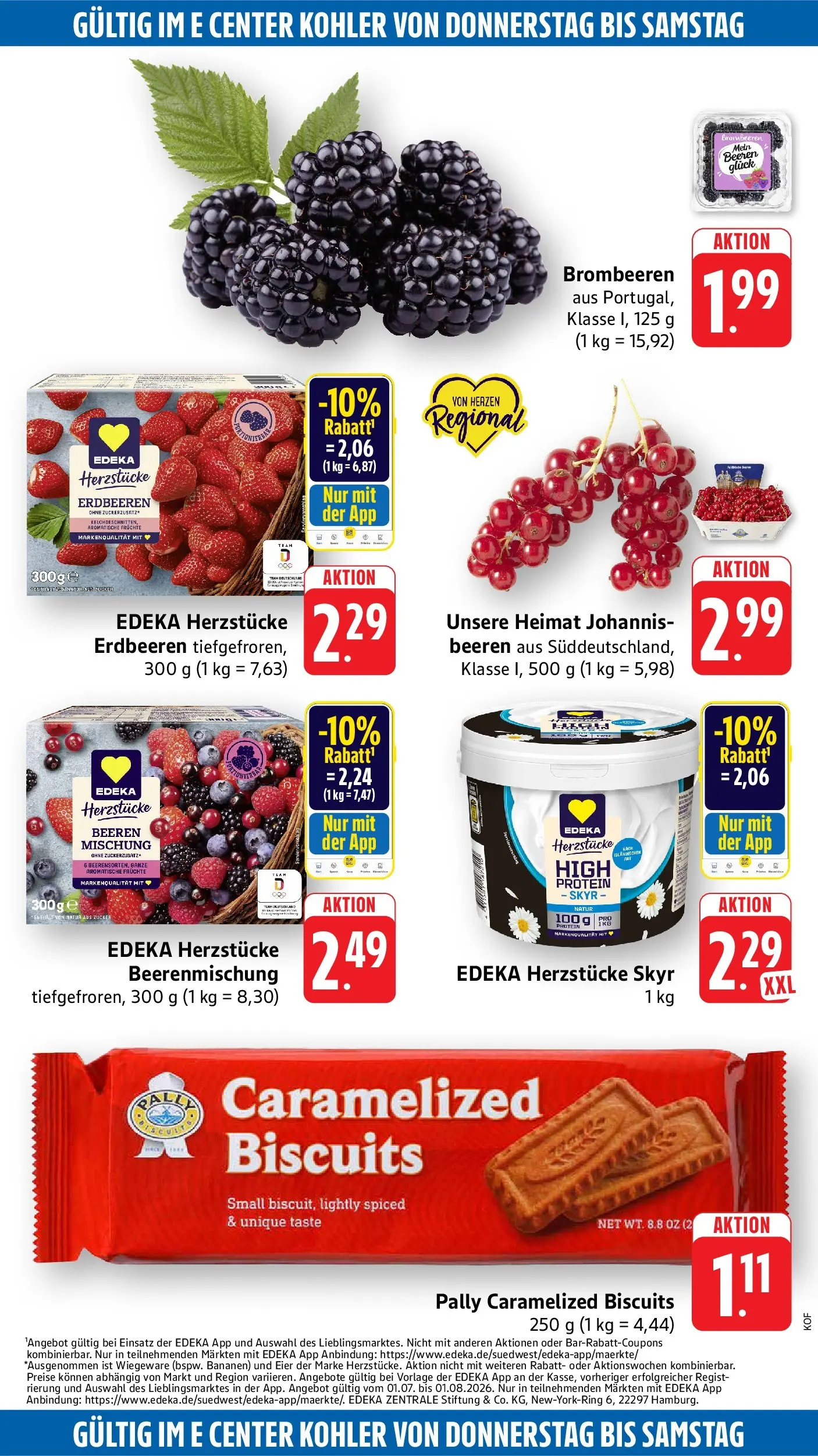 Edeka Prospekt Offenburg (ab 13.07.2026) » Angebote Online | Seite: 50 | Produkte: Eier, Bananen, Skyr, Zucker