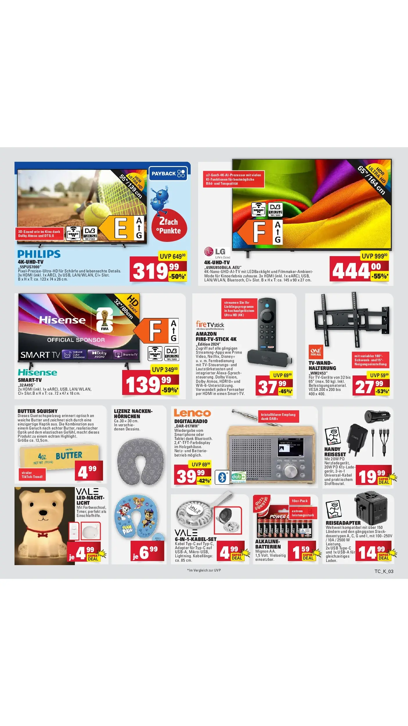 Edeka Prospekt Neu-Ulm (ab 13.07.2026) » Angebote Online | Seite: 58 | Produkte: Adapter, Batterien, Reis, Audio