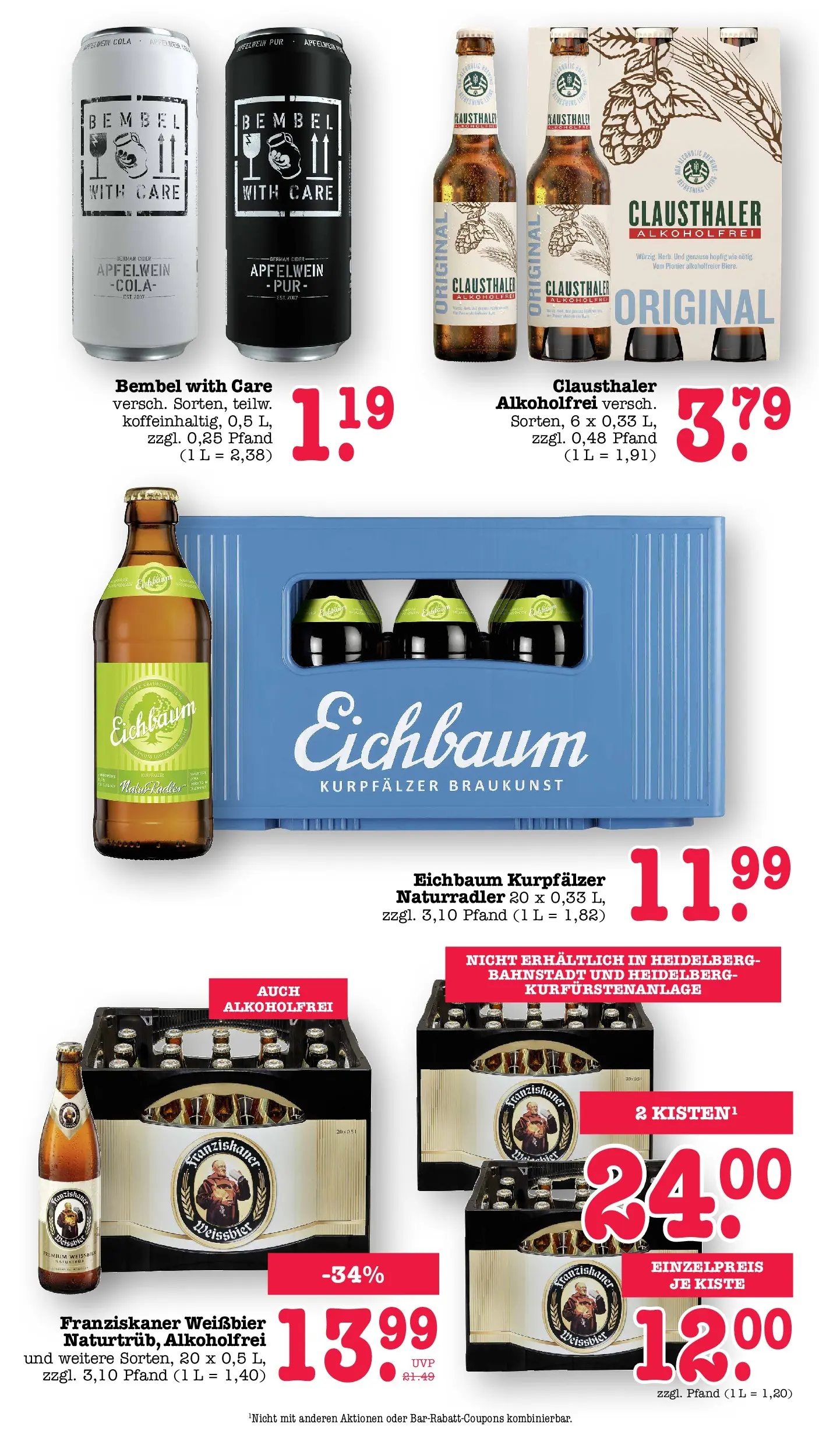 E center Prospekt Heidelberg (ab 13.07.2026) zum Blättern | Seite: 50 | Produkte: Franziskaner, Cola, Weißbier E center Prospekt Heidelberg (ab 13.07.2026) zum Blättern | Seite: 50 | Produkte: Franziskaner, Cola, Weißbier