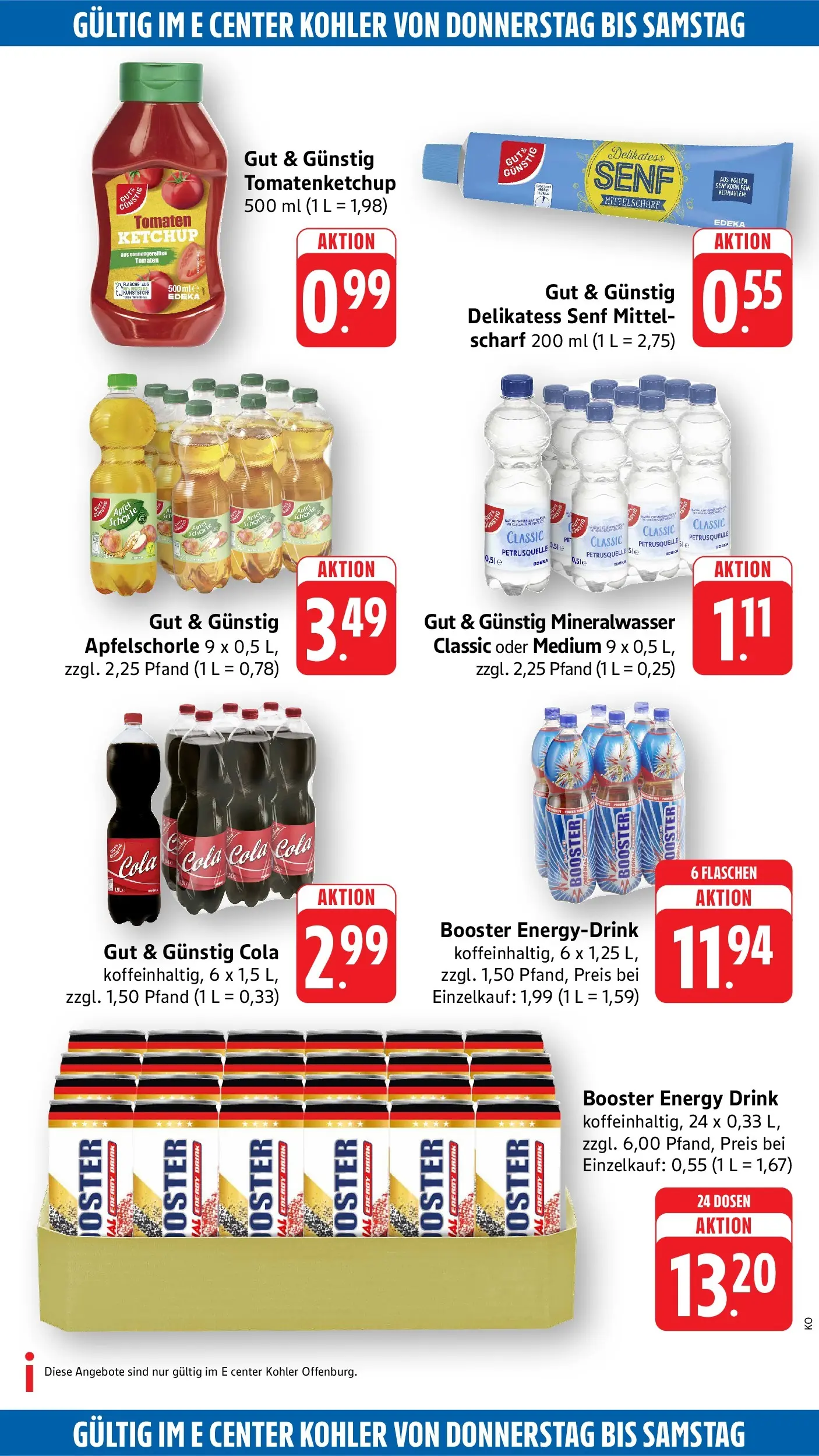 Edeka Prospekt Offenburg (ab 13.07.2026) » Angebote Online | Seite: 57 | Produkte: Energy, Äpfel, Mineralwasser, Ketchup