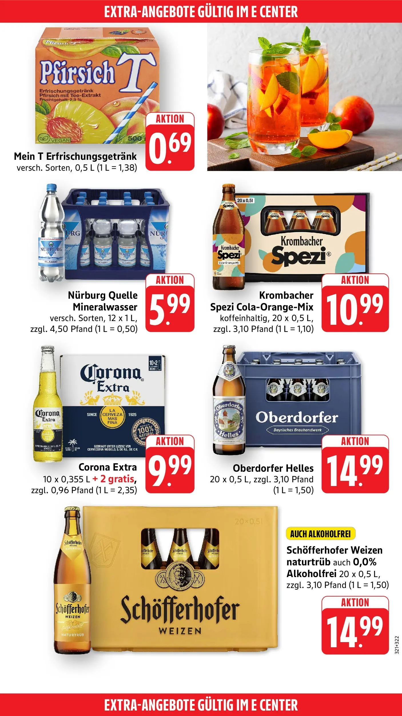 Edeka Prospekt Neunkirchen-Wellesweiler (ab 13.07.2026) » Angebote Online | Seite: 51 | Produkte: Mineralwasser, Pfirsich, Krombacher