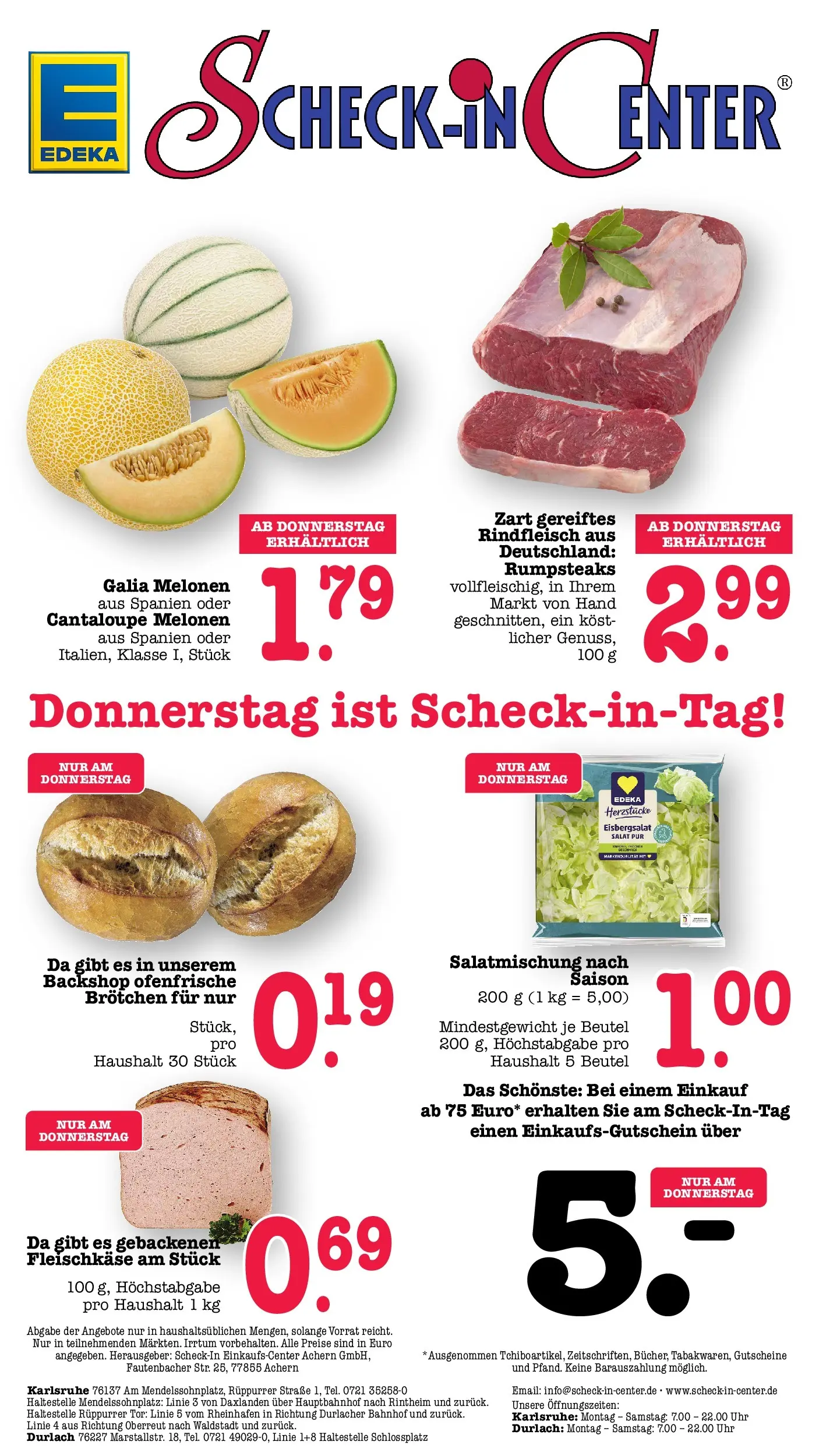 E center Prospekt Karlsruhe (ab 13.07.2026) zum Blättern | Seite: 70 | Produkte: Eisbergsalat, Ofenfrische, Rindfleisch, Uhr E center Prospekt Karlsruhe (ab 13.07.2026) zum Blättern | Seite: 70 | Produkte: Eisbergsalat, Ofenfrische, Rindfleisch, Uhr