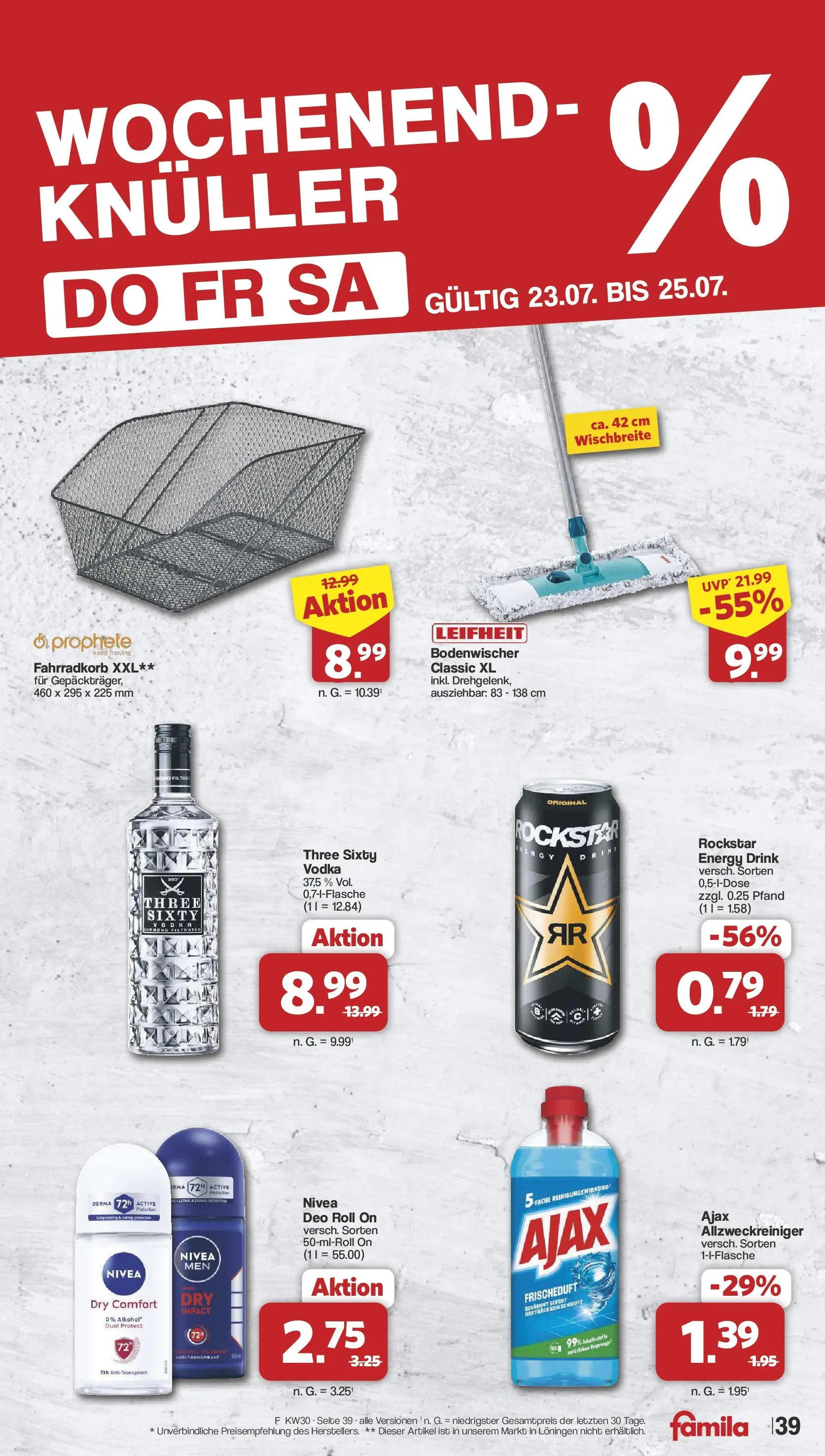Famila Nordwest Wochenangebote (ab 20.07.2026) zum Blättern | Seite: 41 | Produkte: Energy, Rockstar, Vodka