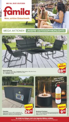 Famila Nordwest Einleger ab 20.07.2026 gültig Famila Nordwest Einleger ab 20.07.2026 gültig