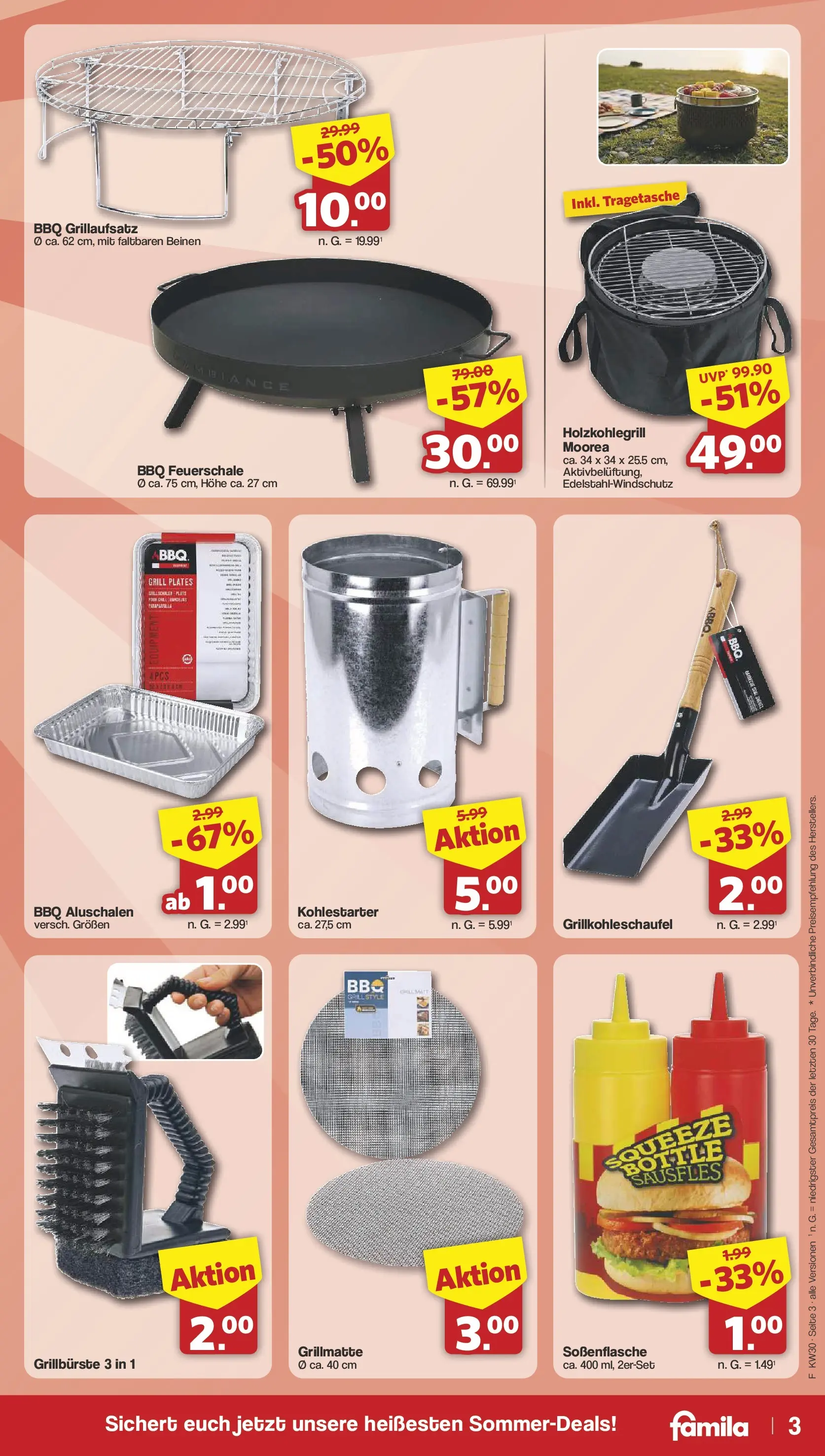 Famila Nordwest Einleger (ab 20.07.2026) zum Blättern | Seite: 3 | Produkte: Grill