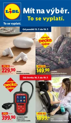 Náhled letáku Lidl leták - Spotřební zboží od 13.07.2026