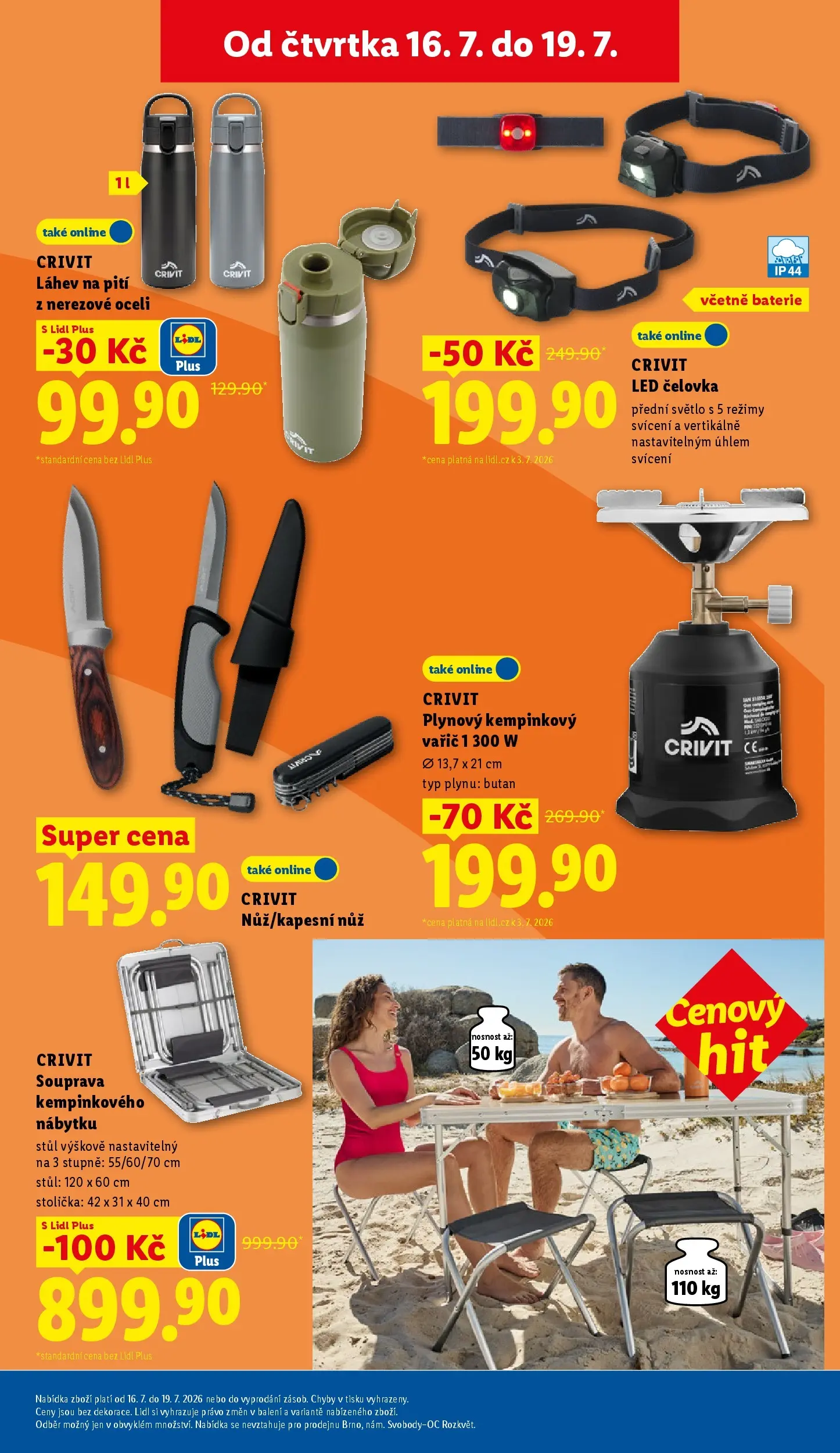 Lidl leták od 12.07.2026 - Nový akční leták | Strana: 23 | Produkty: Vařič, Baterie, Láhev, LED