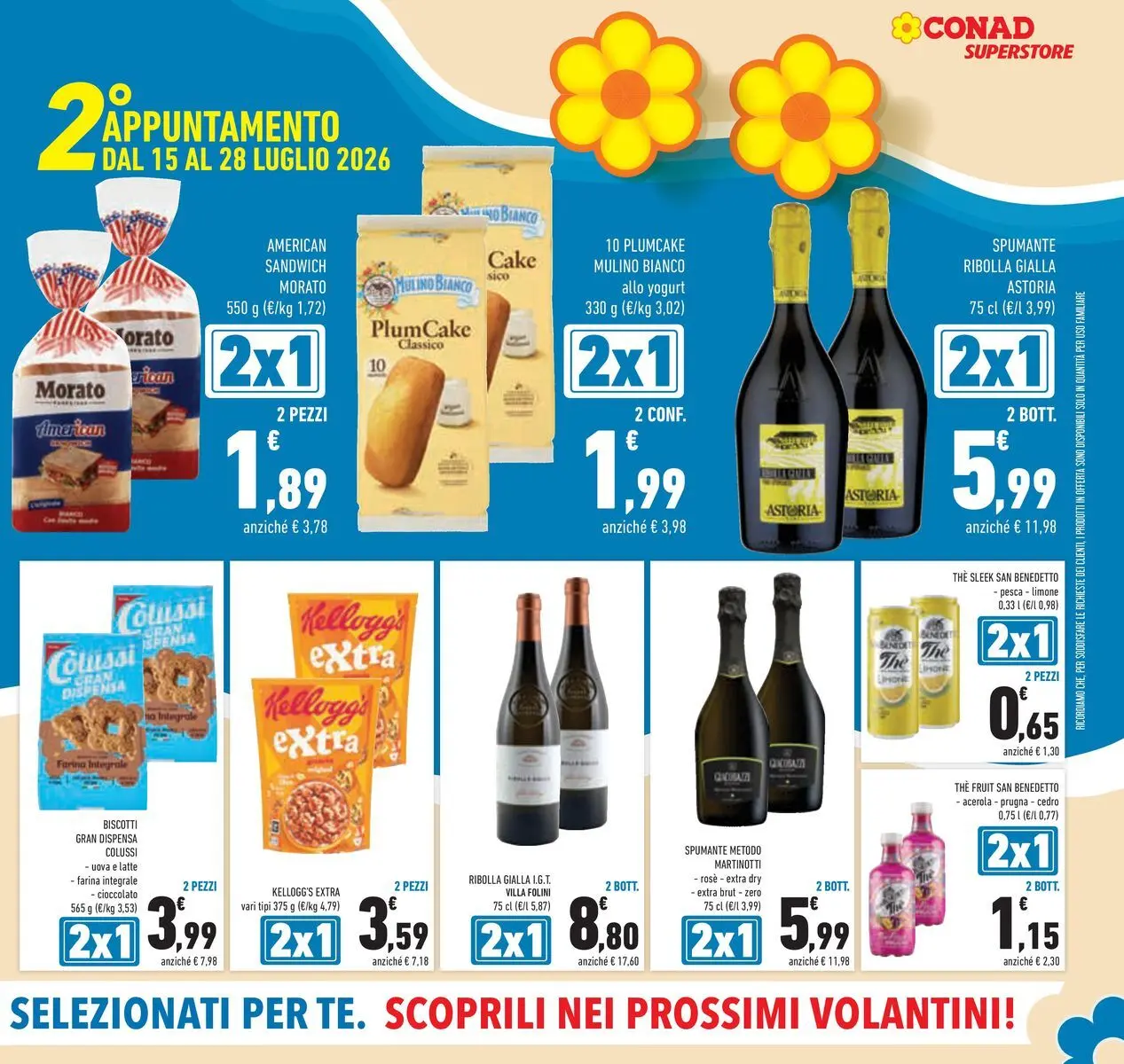 Volantino Conad dal 14/07/2026 > Anteprima | Pagina: 7 | Prodotti: Latte, The, Spumante, Plumcake