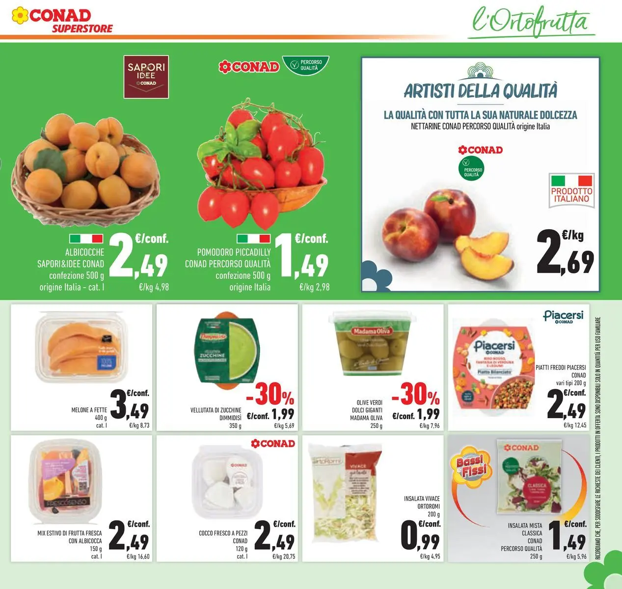 Volantino Conad dal 14/07/2026 > Anteprima | Pagina: 11 | Prodotti: Frutta, Pomodoro, Melone, Cocco
