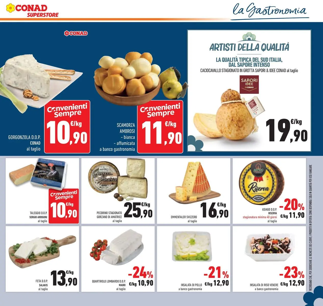 Volantino Conad dal 14/07/2026 > Anteprima | Pagina: 13 | Prodotti: Insalata, Gorgonzola, Pecorino, Insalata di riso