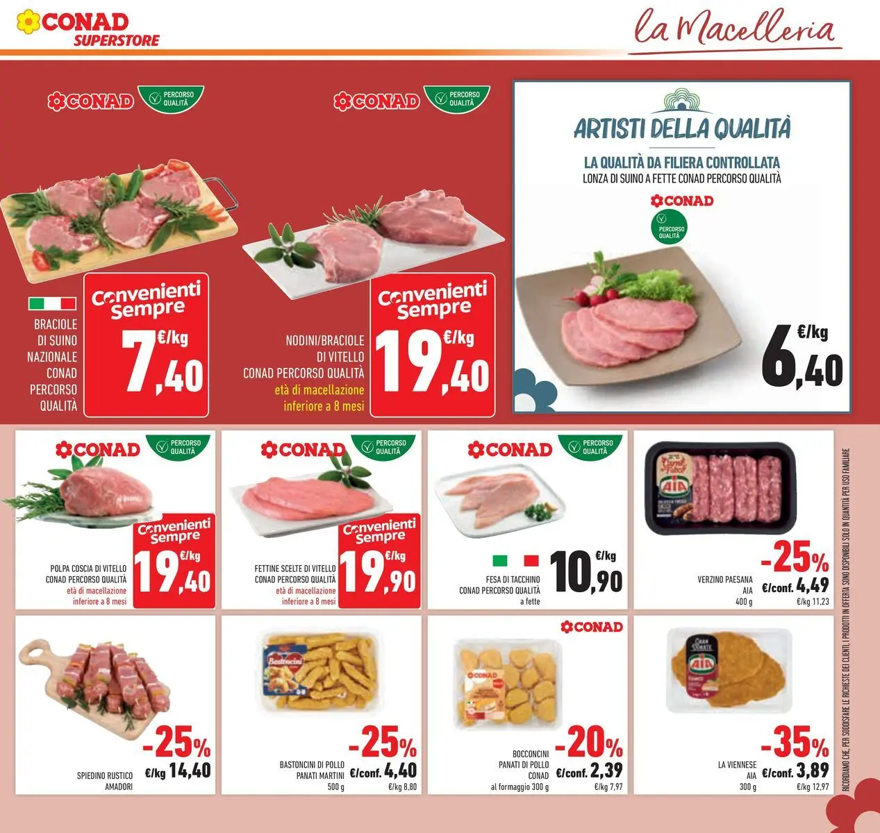 Volantino Conad dal 14/07/2026 > Anteprima | Pagina: 17 | Prodotti: Pollo, Suino, Tacchino, Formaggio