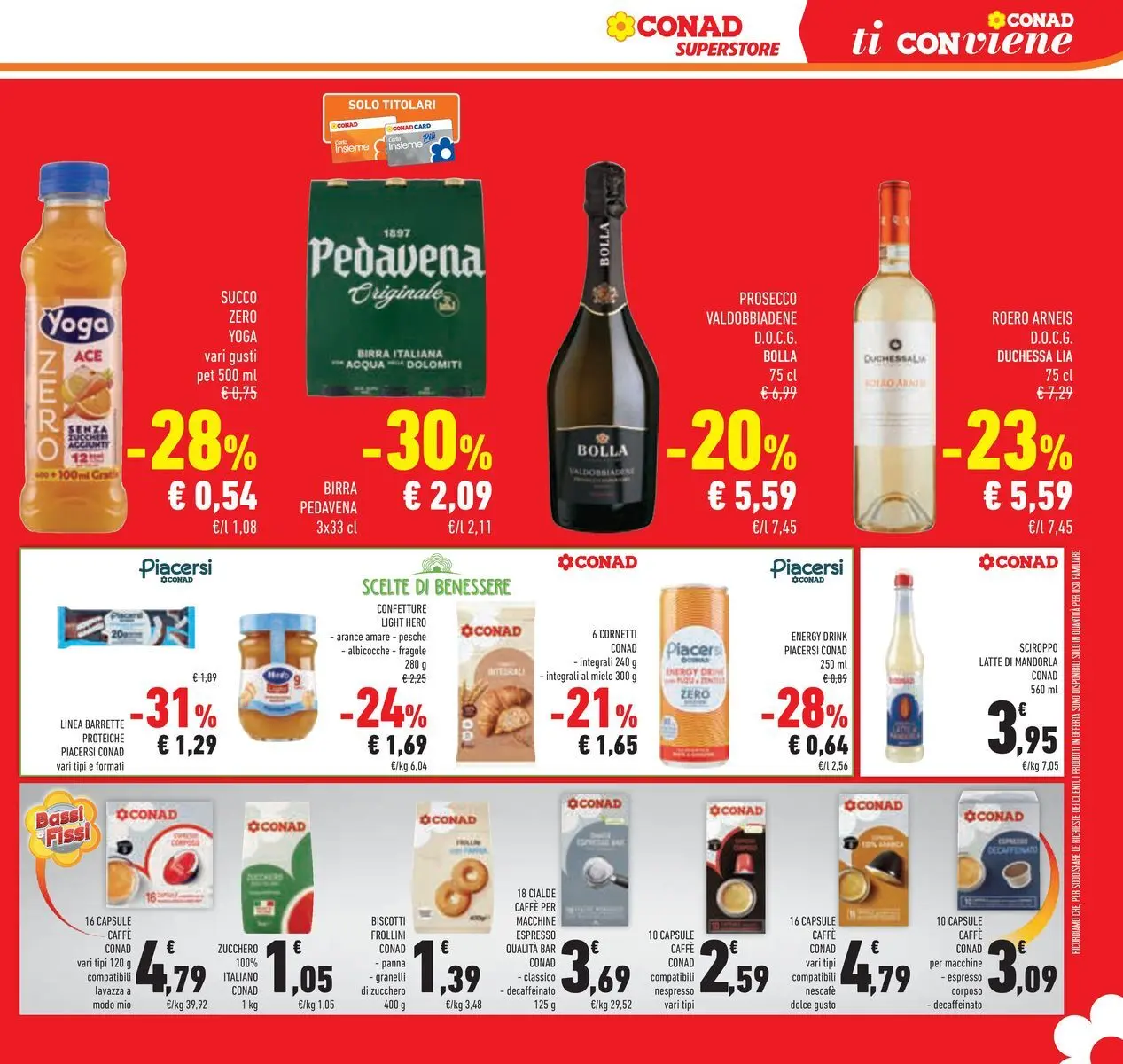 Volantino Conad dal 14/07/2026 > Anteprima | Pagina: 31 | Prodotti: Caffè, Latte, Albicocche, Lavazza