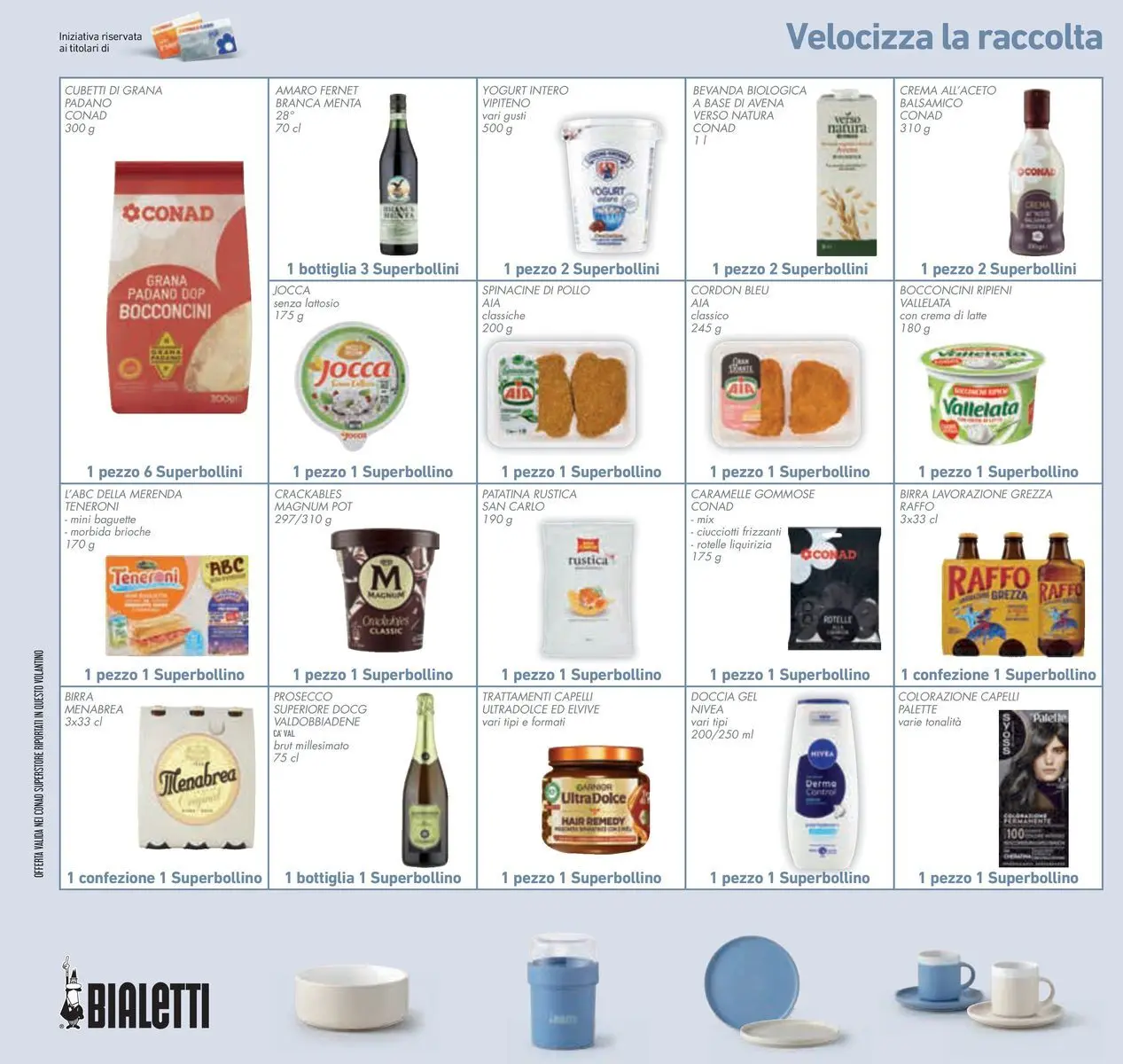 Volantino Conad dal 14/07/2026 > Anteprima | Pagina: 36 | Prodotti: Crema, Colorazione capelli, Latte, Bottiglia