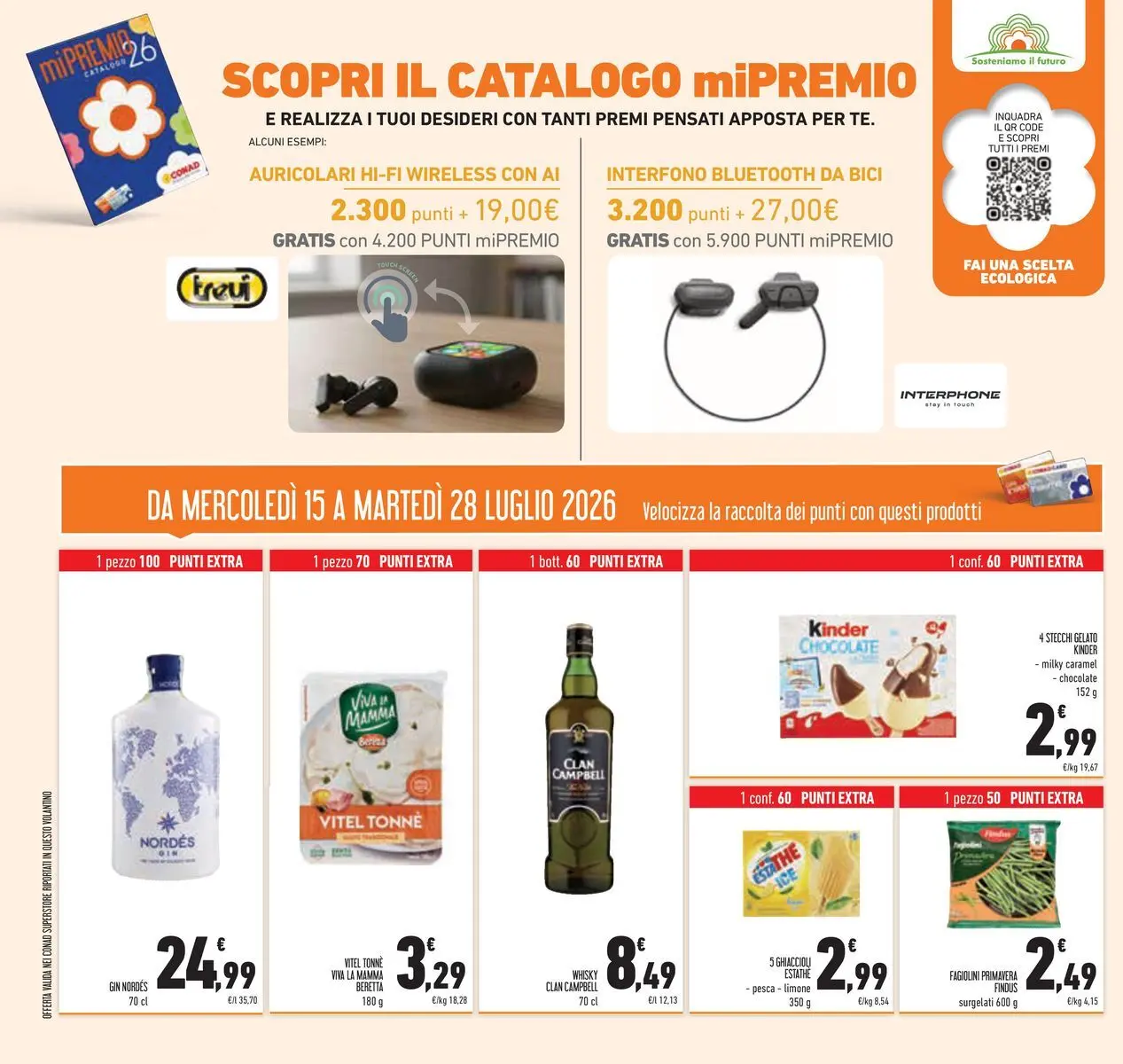 Volantino Conad dal 14/07/2026 > Anteprima | Pagina: 38 | Prodotti: Whisky, Gelato, Limone, Pesca