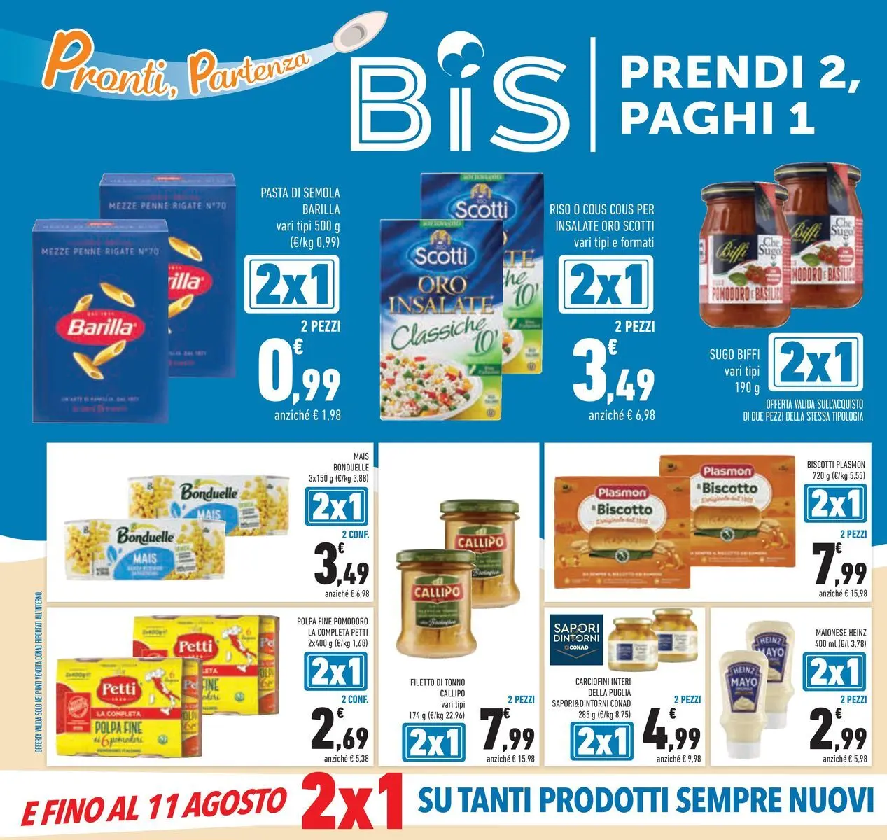 Volantino Conad dal 14/07/2026 > Anteprima | Pagina: 6 | Prodotti: Maionese, Tonno, Mais, Sugo