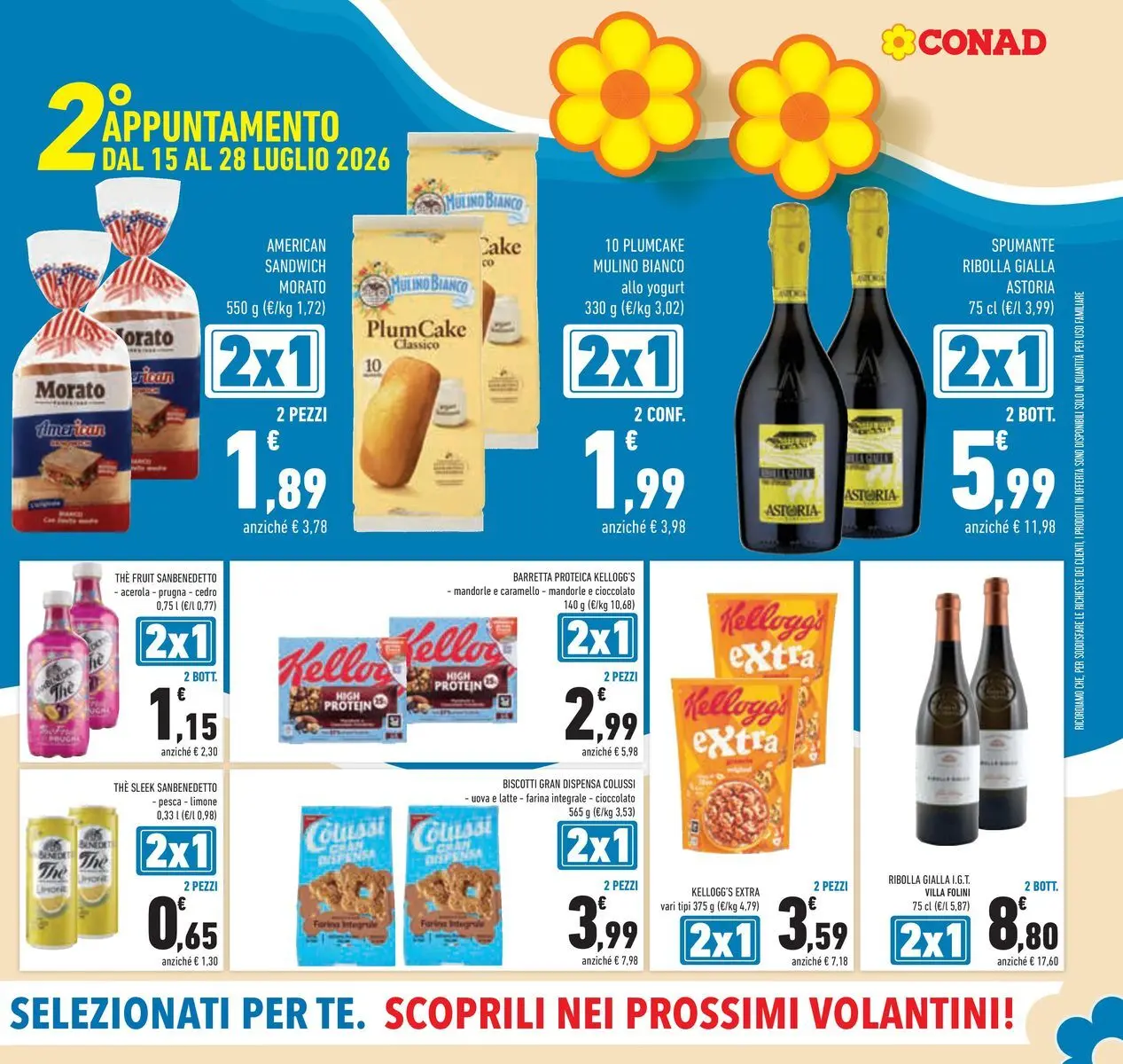 Volantino Conad dal 14/07/2026 > Anteprima | Pagina: 7 | Prodotti: Yogurt, Cioccolato, Mandorle, The