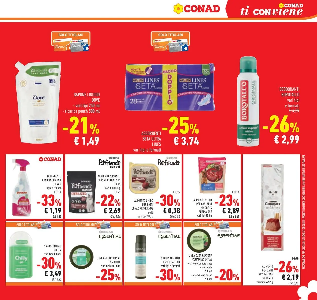 Volantino Conad dal 14/07/2026 > Anteprima | Pagina: 35 | Prodotti: Shampoo, Detergente, Manzo, Crema viso