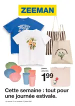 Zeeman Cette semaine : tout pour une journ&eacute;e estivale. - au 17.07.2026