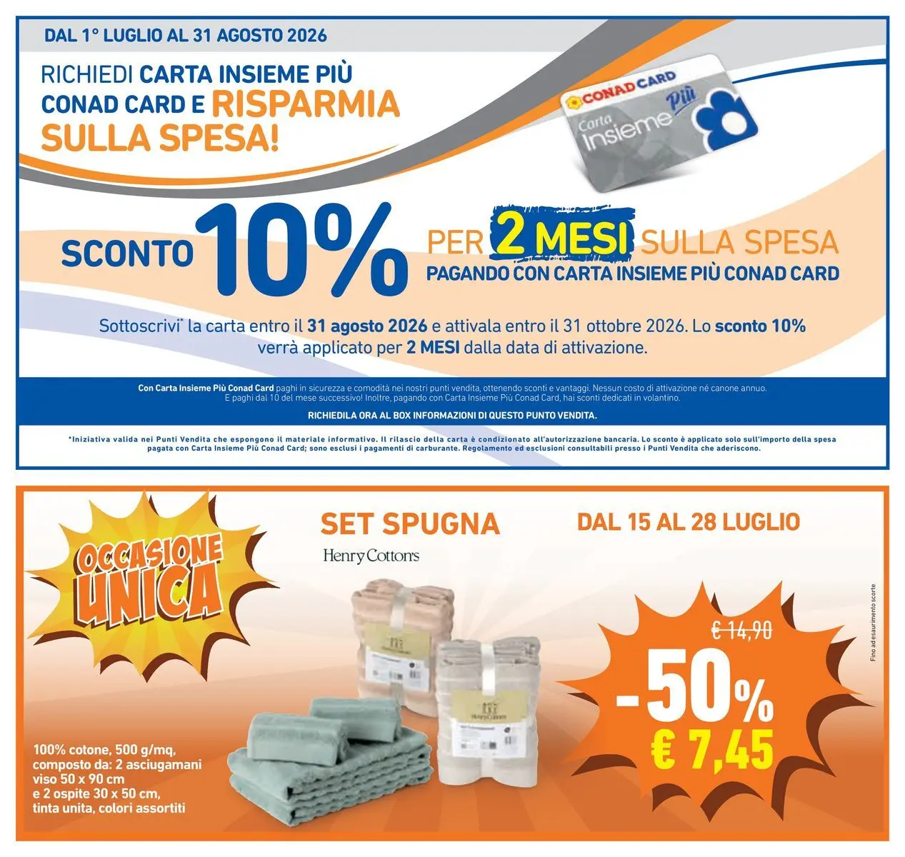 Volantino Conad dal 14/07/2026 > Anteprima | Pagina: 33 | Prodotti: Spugna, Data