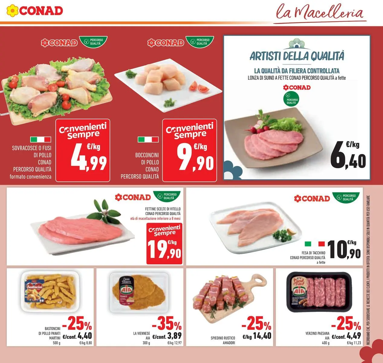 Volantino Conad dal 14/07/2026 > Anteprima | Pagina: 13 | Prodotti: Pollo, Suino, Tacchino, Vitello