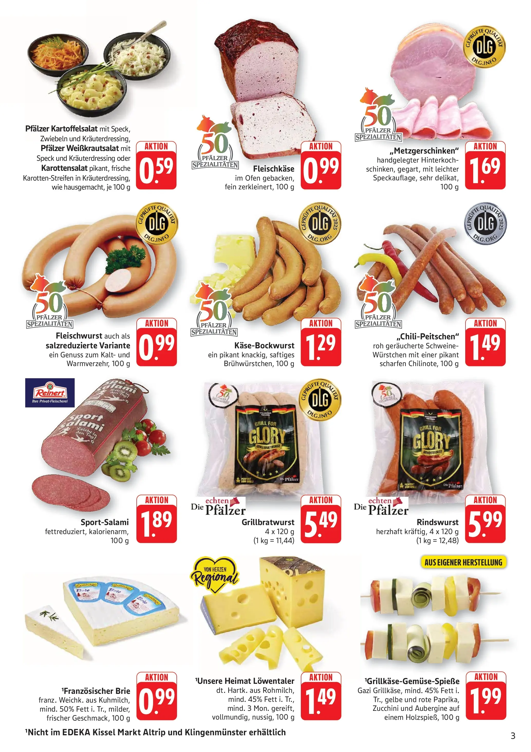 Edeka prospekt Altrip (ab 13.07.2026) » Angebote Online | Seite: 3 | Produkte: Ofen, Zwiebeln, Aubergine, Zucchini