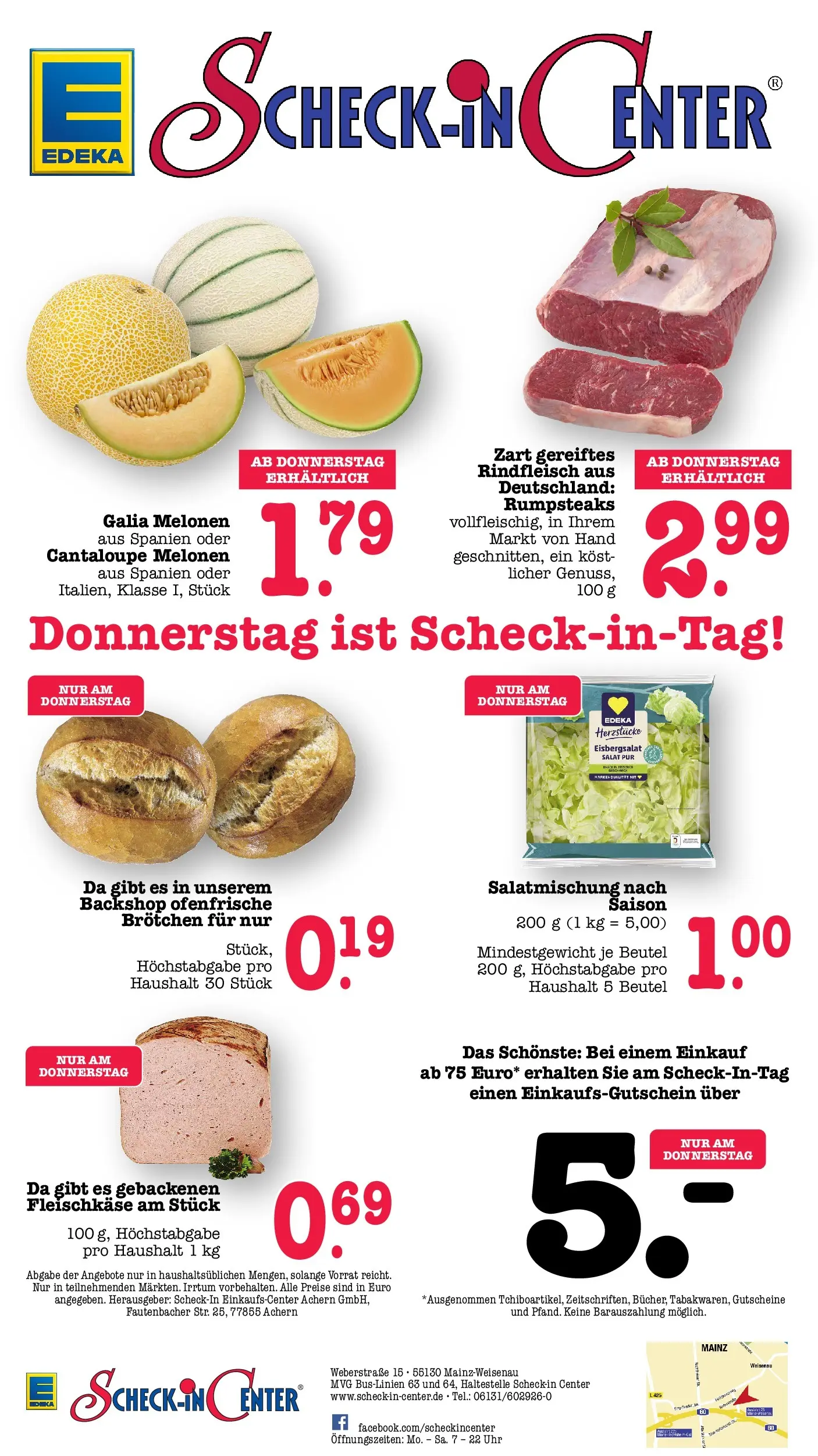 E center Prospekt Mainz-Weisenau (ab 13.07.2026) zum Blättern | Seite: 71 | Produkte: Eisbergsalat, Ofenfrische, Salat, Uhr E center Prospekt Mainz-Weisenau (ab 13.07.2026) zum Blättern | Seite: 71 | Produkte: Eisbergsalat, Ofenfrische, Salat, Uhr