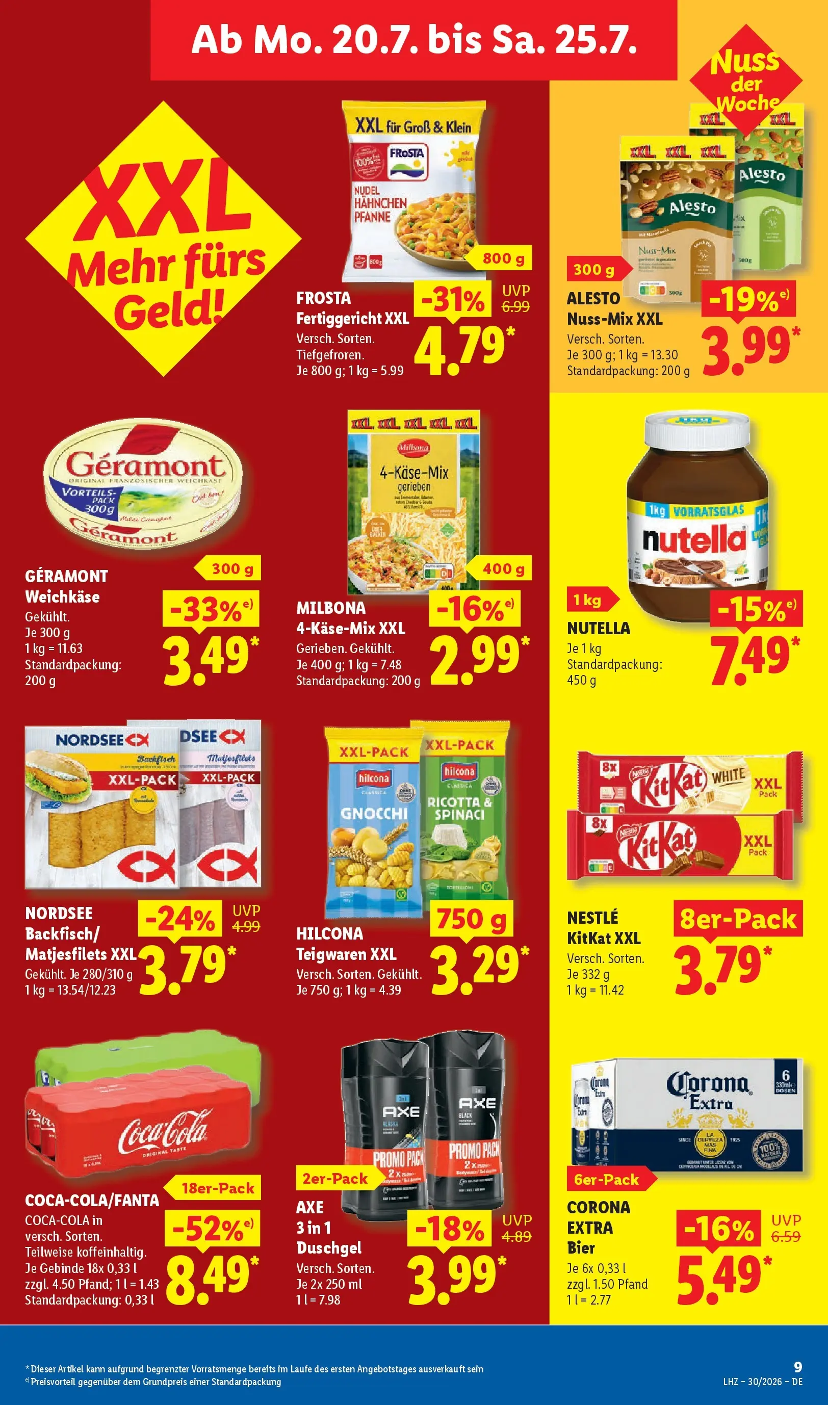 Lidl Prospekt Hof-innenstadt (ab 19.07.2026) ยป Angebote online | Seite: 17 | Produkte: Geramont, Cola, Frosta, Axe Lidl Prospekt Hof-innenstadt (ab 19.07.2026) zum Blรคttern ยป Angebote | Seite: 17 | Produkte: Geramont, Cola, Frosta, Axe