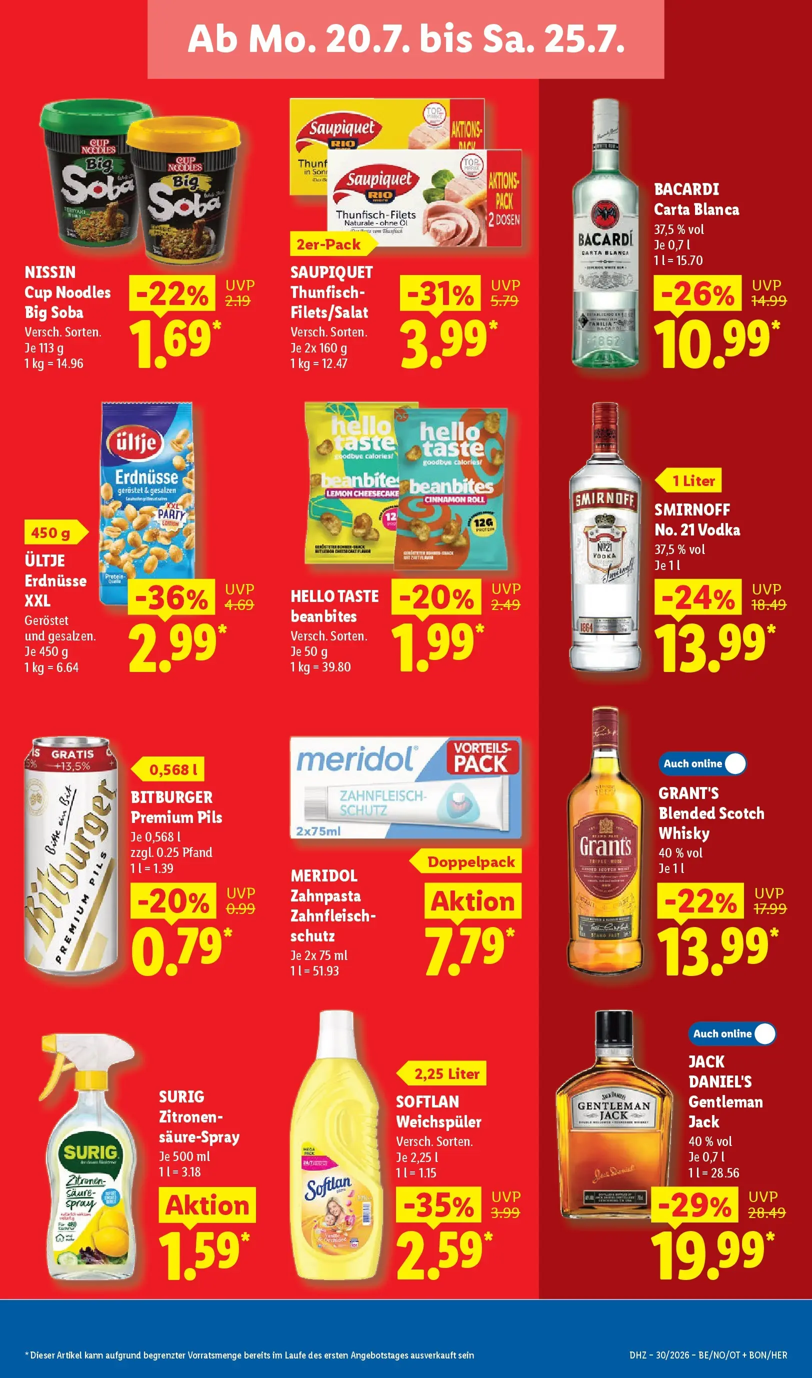 Lidl Prospekt Braunschweig (ab 19.07.2026) ยป Angebote online | Seite: 19 | Produkte: Bitburger, Weichspรผler, Vodka, Whiskey Lidl Prospekt Braunschweig (ab 19.07.2026) zum Blรคttern ยป Angebote | Seite: 19 | Produkte: Bitburger, Weichspรผler, Vodka, Whiskey