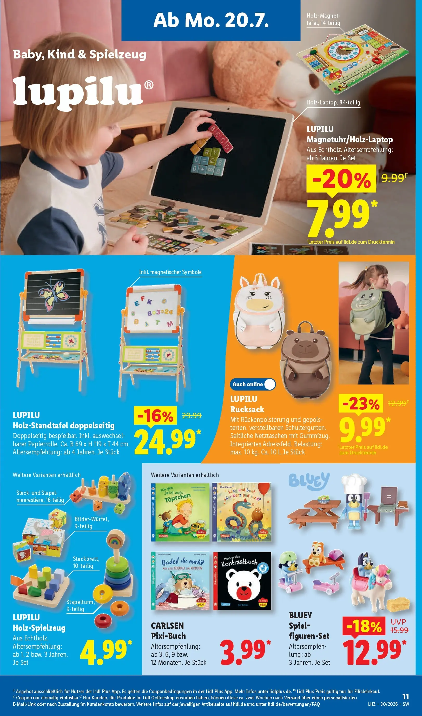 Lidl Prospekt Villingen-schwenningen (ab 19.07.2026) zum Blättern » Angebote | Seite: 31 | Produkte: Spiel, Laptop, Rucksack