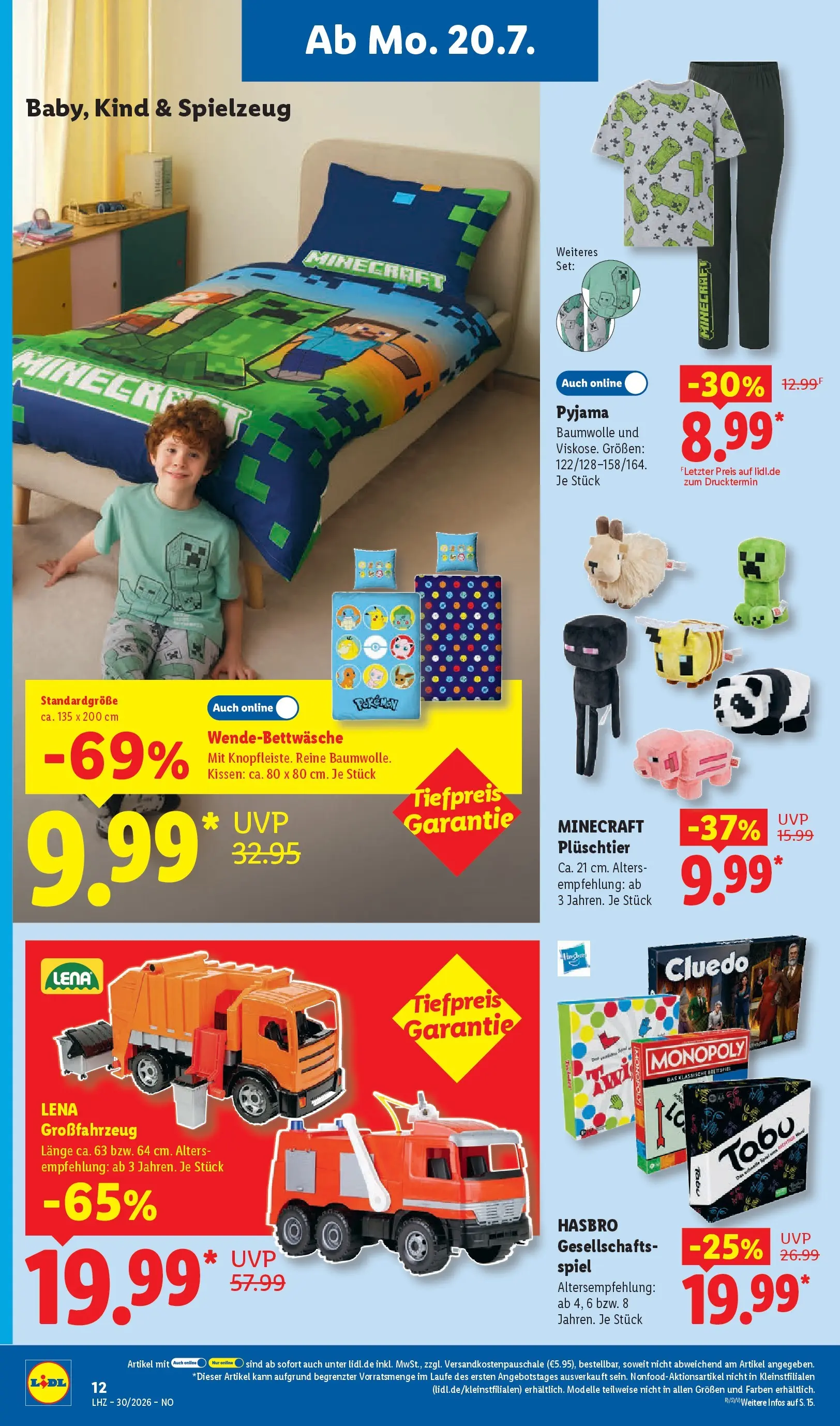 Lidl Prospekt Braunschweig (ab 19.07.2026) ยป Angebote online | Seite: 32 | Produkte: Spiel, Kissen, Pyjama Lidl Prospekt Braunschweig (ab 19.07.2026) zum Blรคttern ยป Angebote | Seite: 32 | Produkte: Spiel, Kissen, Pyjama