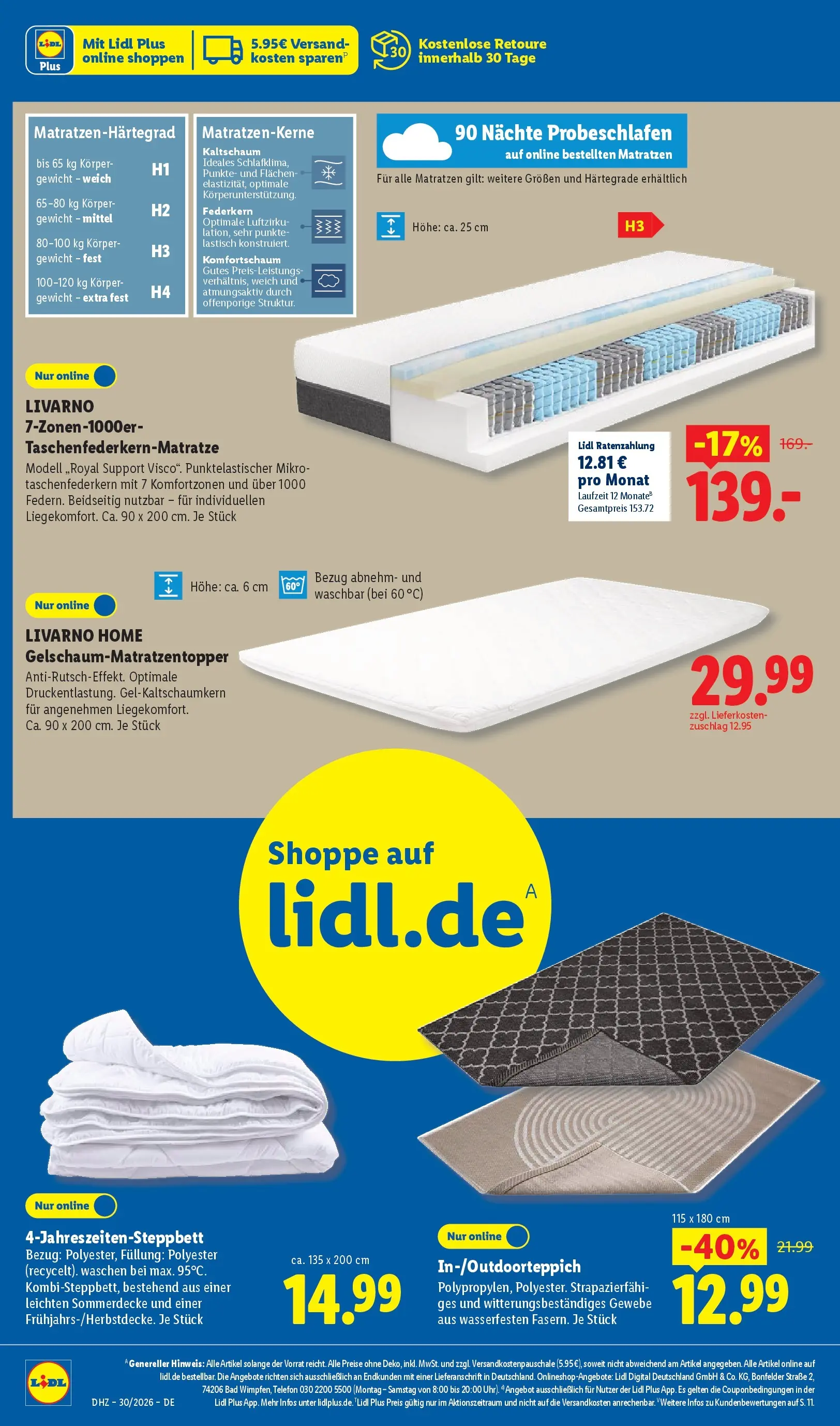 Lidl Prospekt Hof-innenstadt (ab 19.07.2026) ยป Angebote online | Seite: 36 | Produkte: Gewicht, Topper, Bad, Telefon Lidl Prospekt Hof-innenstadt (ab 19.07.2026) zum Blรคttern ยป Angebote | Seite: 36 | Produkte: Gewicht, Topper, Bad, Telefon