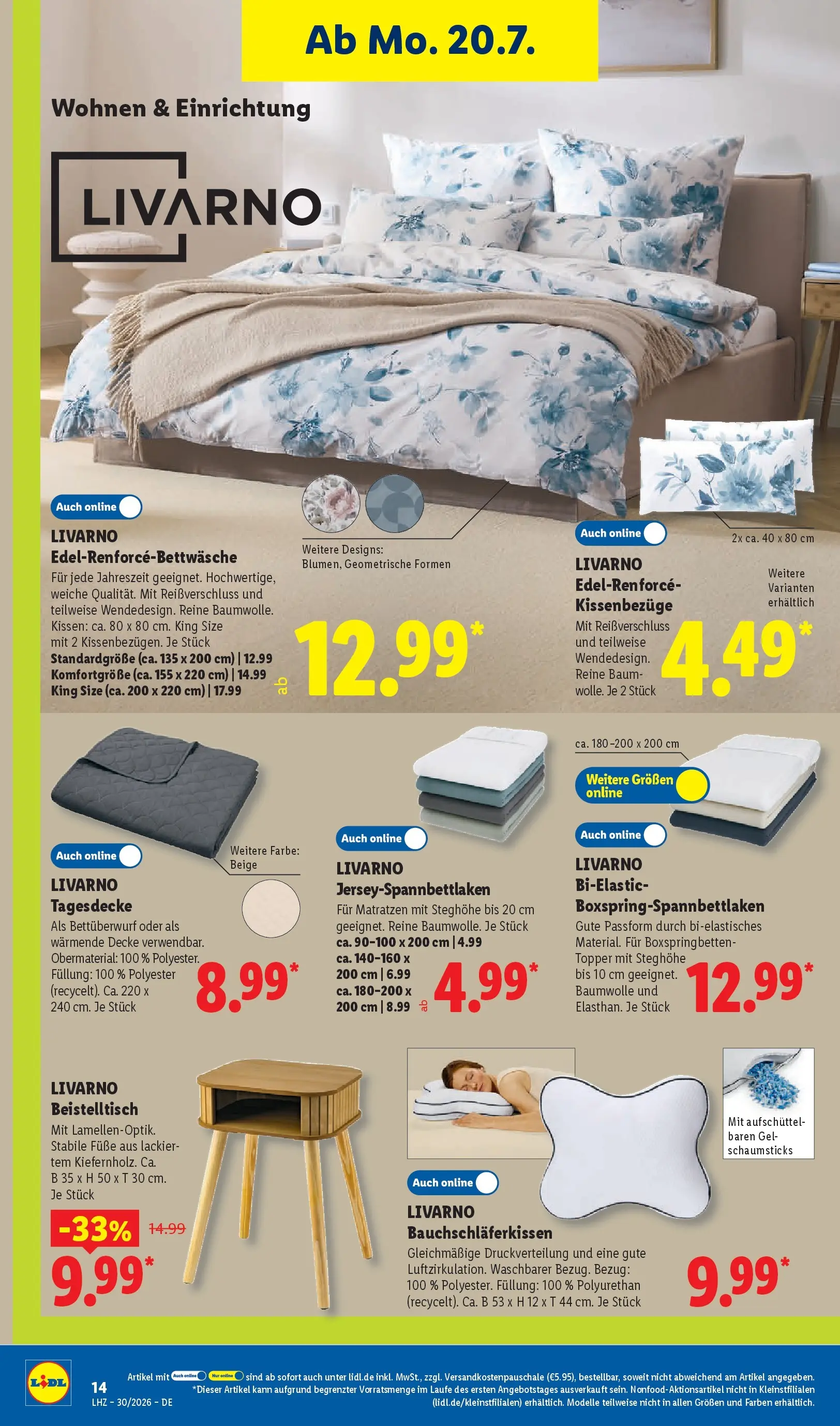 Lidl Prospekt Hof-innenstadt (ab 19.07.2026) ยป Angebote online | Seite: 38 | Produkte: Kissen, Decke, Topper, Tagesdecke Lidl Prospekt Hof-innenstadt (ab 19.07.2026) zum Blรคttern ยป Angebote | Seite: 38 | Produkte: Kissen, Decke, Topper, Tagesdecke
