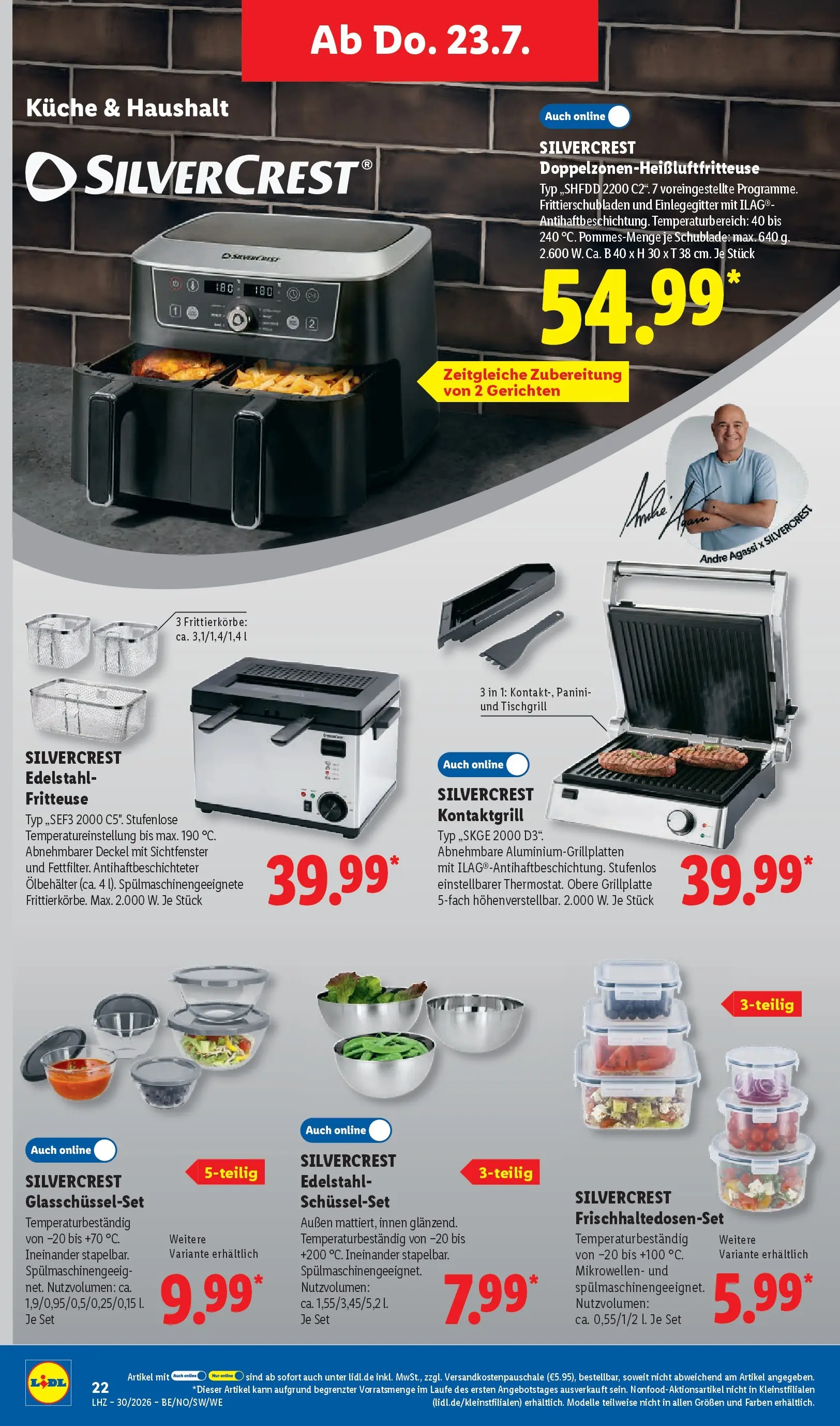Lidl Prospekt Villingen-schwenningen (ab 19.07.2026) zum Blättern » Angebote | Seite: 48 | Produkte: Grill, Küche, Fritteuse