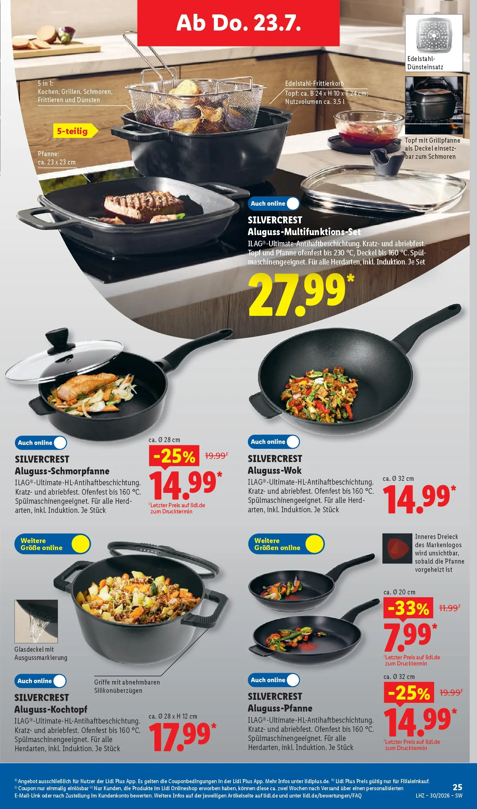 Lidl Prospekt Villingen-schwenningen (ab 19.07.2026) zum Blättern » Angebote | Seite: 51 | Produkte: Herd, Wok