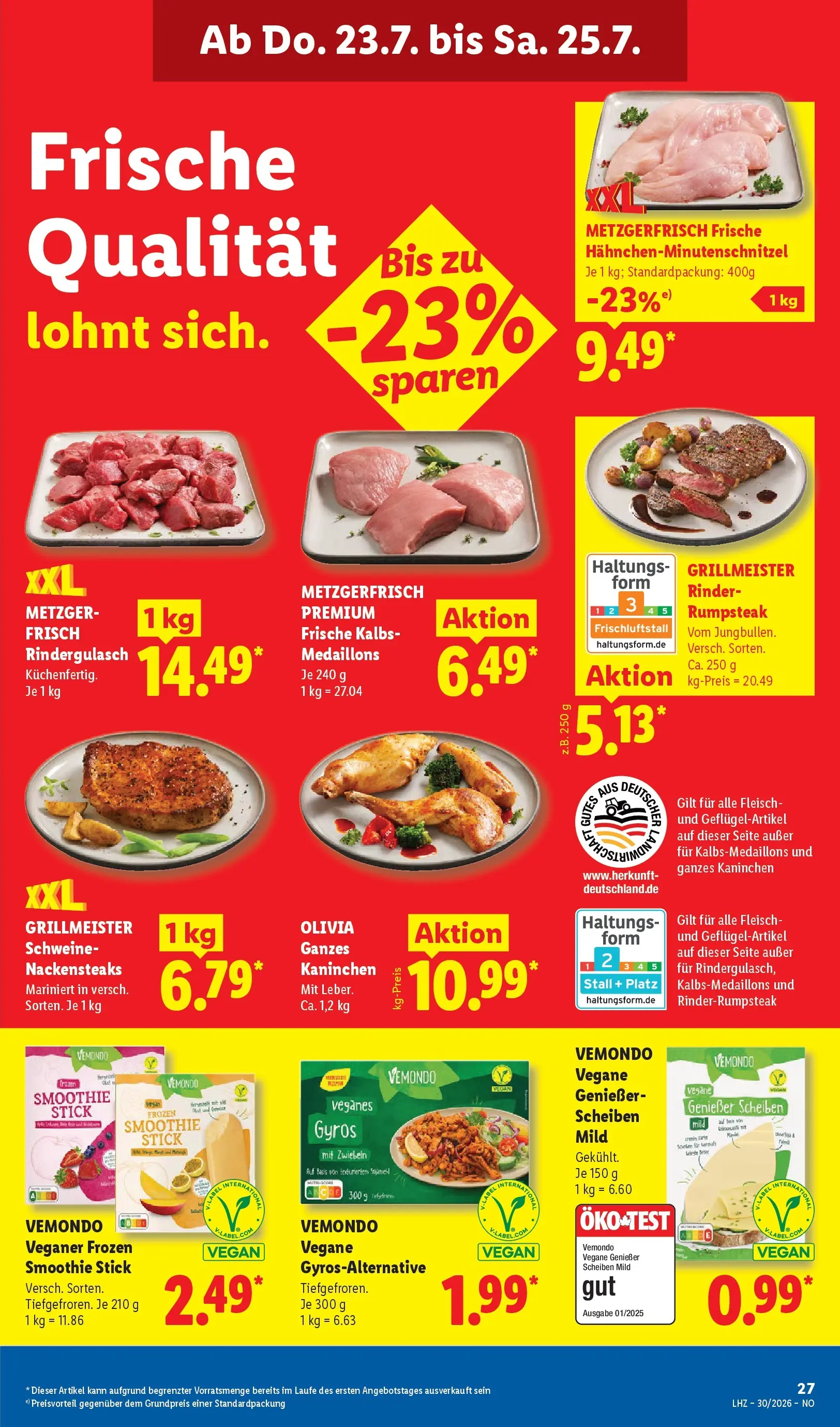 Lidl Prospekt Braunschweig (ab 19.07.2026) ยป Angebote online | Seite: 53 | Produkte: Nackensteaks, Rindergulasch, Steak, Fleisch Lidl Prospekt Braunschweig (ab 19.07.2026) zum Blรคttern ยป Angebote | Seite: 53 | Produkte: Nackensteaks, Rindergulasch, Steak, Fleisch