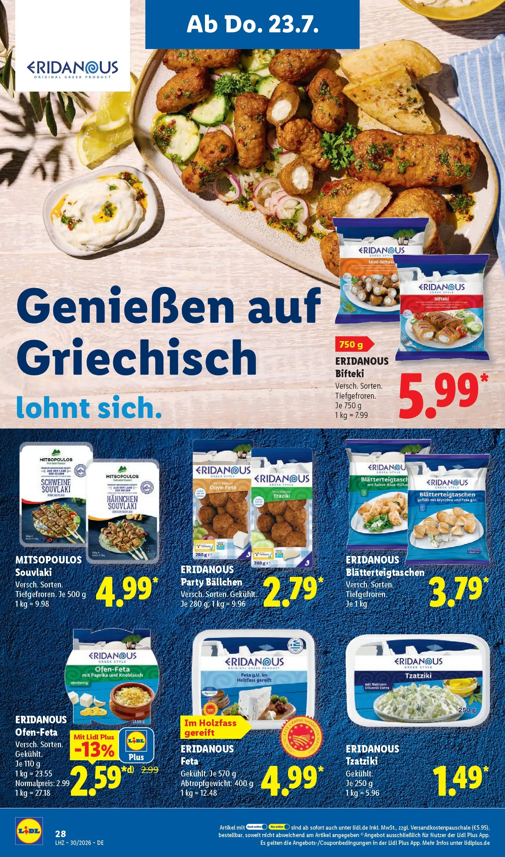 Lidl Prospekt Hof-innenstadt (ab 19.07.2026) ยป Angebote online | Seite: 54 | Produkte: Feta, Olivenol, Paprika, Knoblauch Lidl Prospekt Hof-innenstadt (ab 19.07.2026) zum Blรคttern ยป Angebote | Seite: 54 | Produkte: Feta, Olivenol, Paprika, Knoblauch