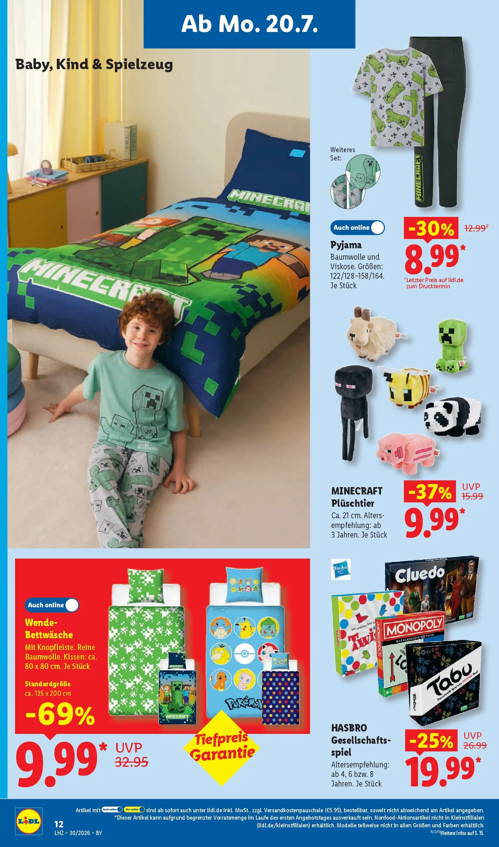 Lidl Prospekt Hof-innenstadt (ab 19.07.2026) ยป Angebote online | Seite: 32 | Produkte: Spiel, Kissen, Bettwรคsche, Pyjama Lidl Prospekt Hof-innenstadt (ab 19.07.2026) zum Blรคttern ยป Angebote | Seite: 32 | Produkte: Spiel, Kissen, Bettwรคsche, Pyjama