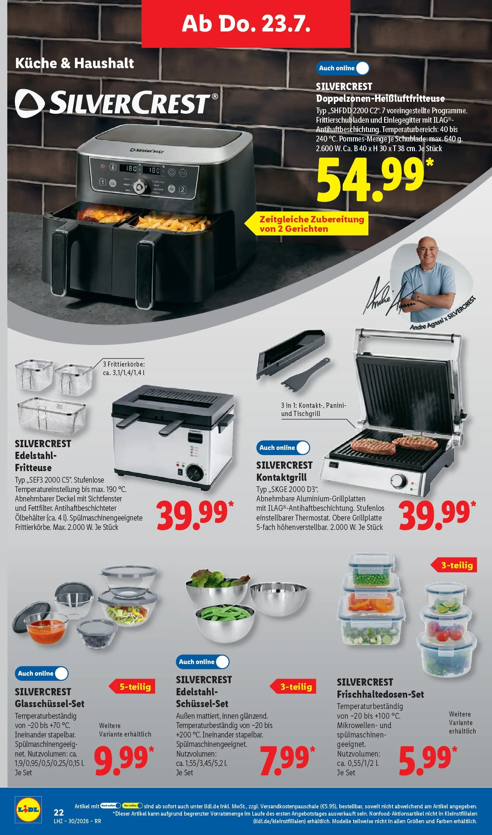 Lidl Prospekt Hagen (ab 19.07.2026) zum Blättern » Angebote | Seite: 48 | Produkte: Grill, Küche, Fritteuse