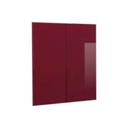 K&uuml;chenfront R-Line Rot Hochglanz 59.2 x 59 cm M&ouml;belfront f&uuml;r den H&auml;ngeschrank